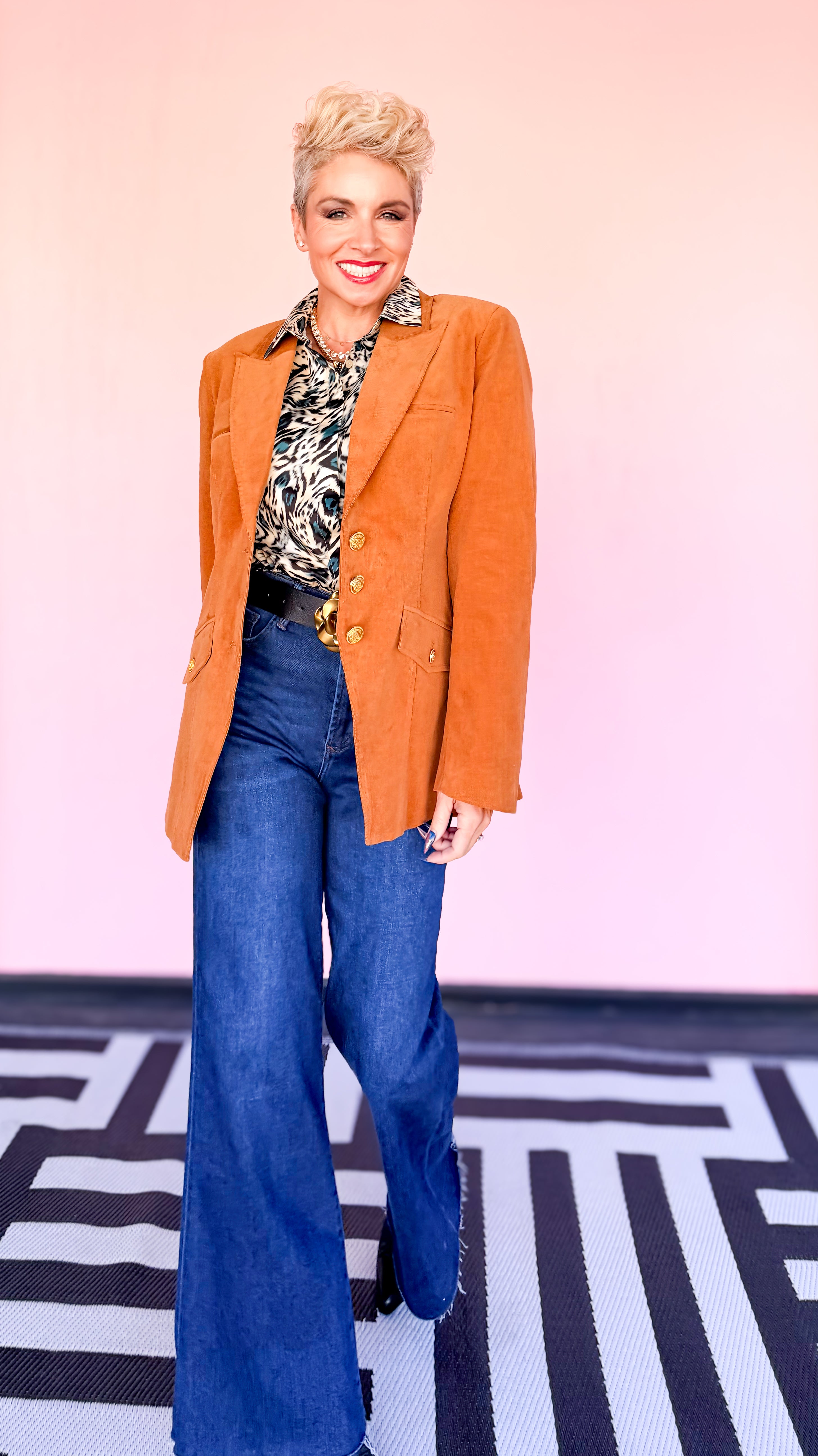 Goldie Cord Jacket/Brown