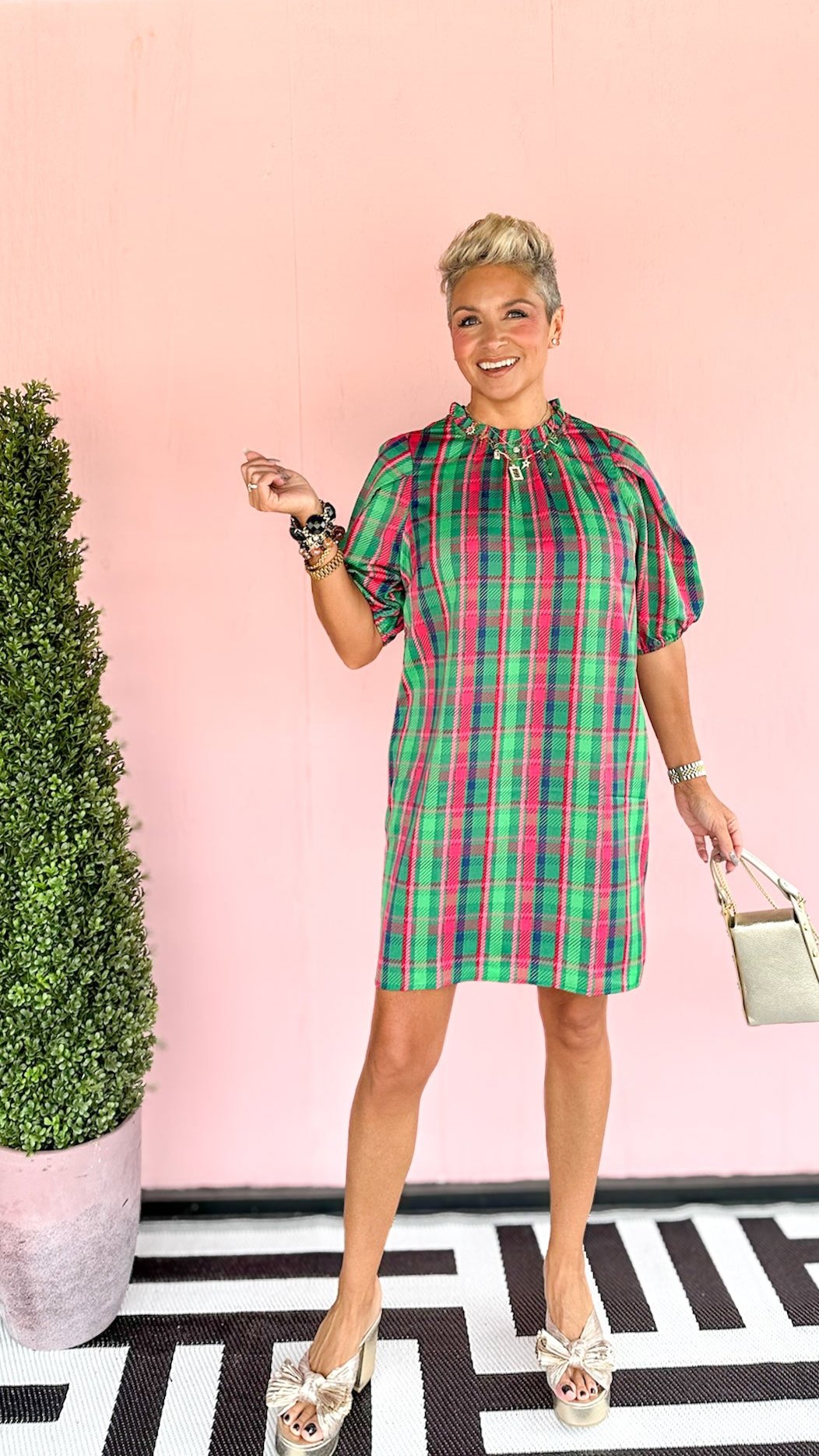 Libby Plaid Dress