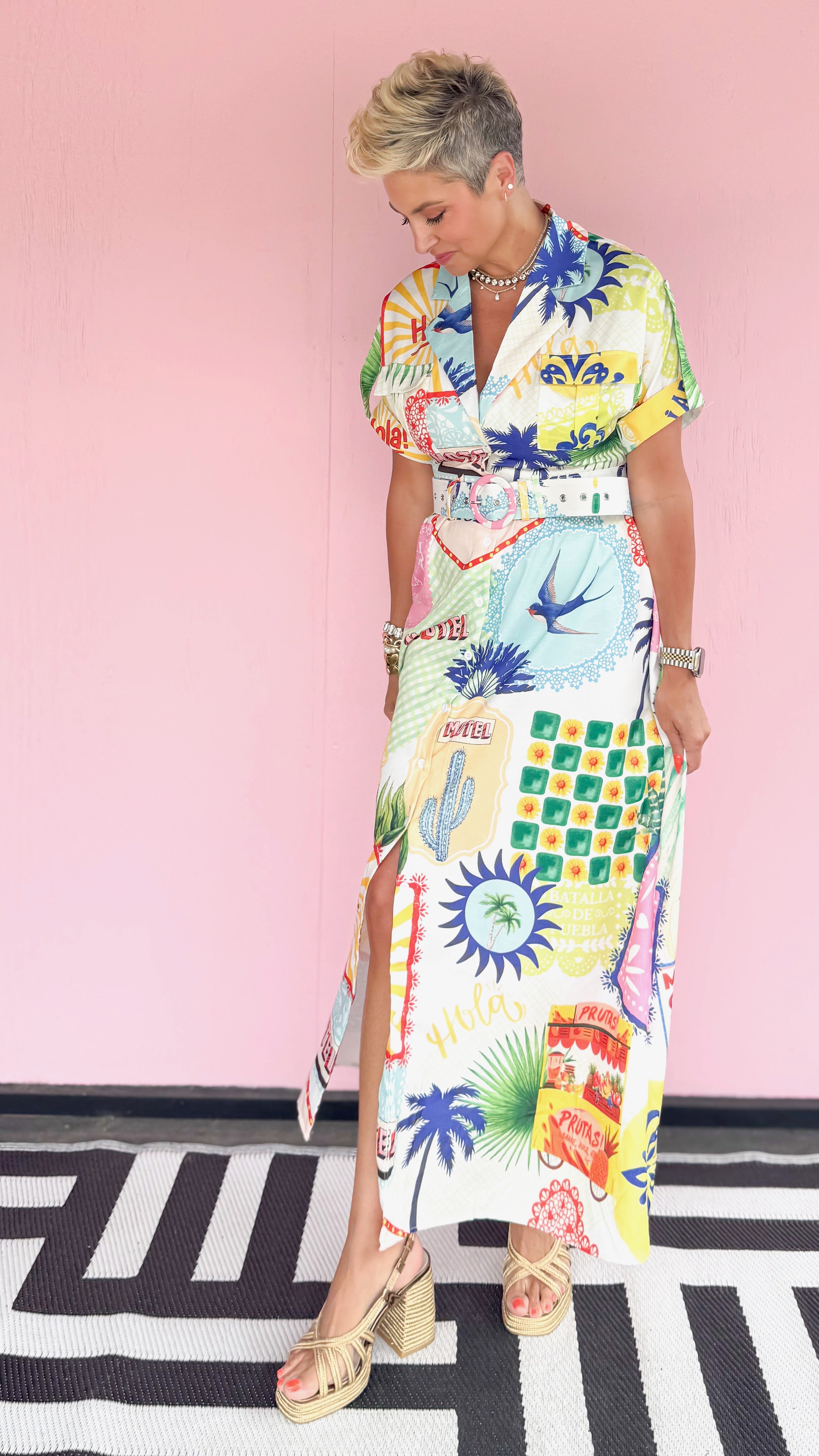 Vacation Maxi Dress/multi