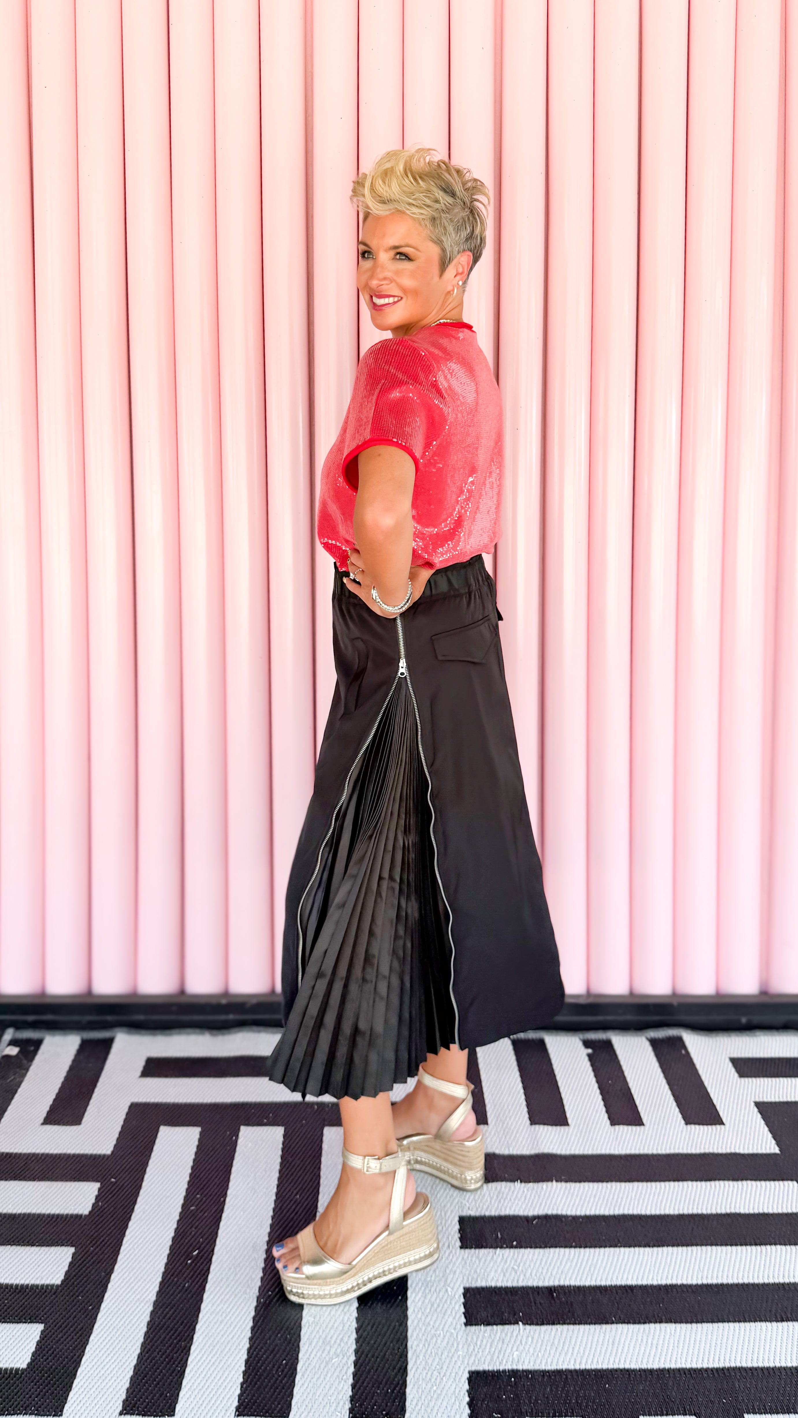 Khloe Side Zip Skirt