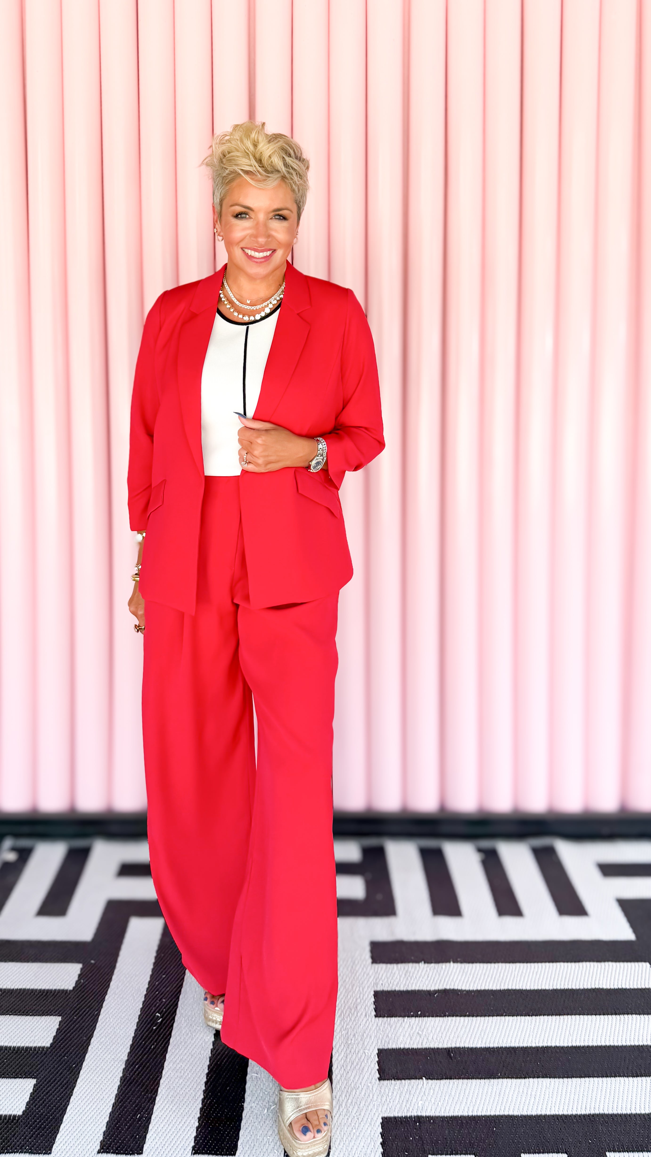 Rebecca Trouser/Red