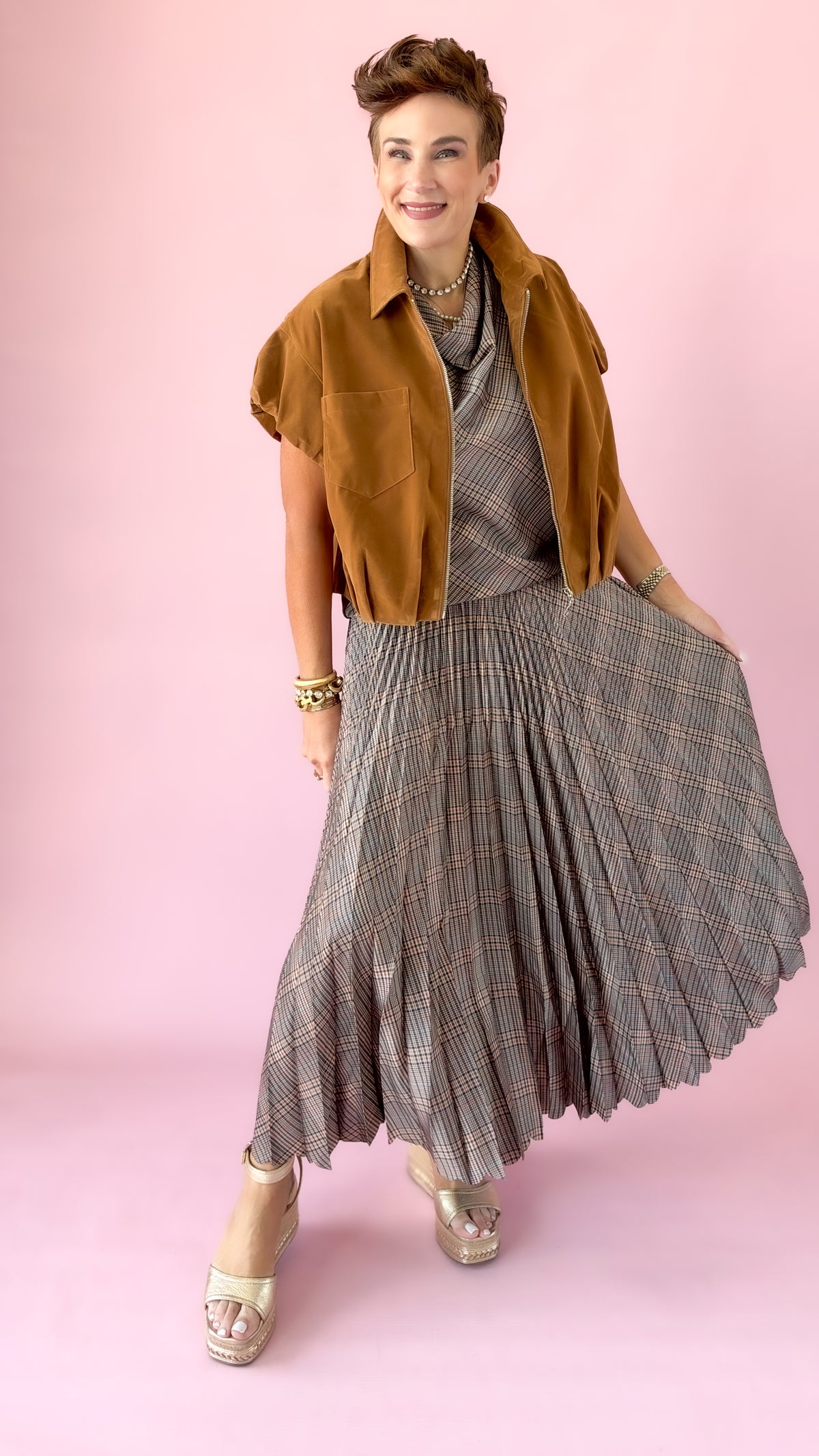 Blair Suede Jacket/Camel
