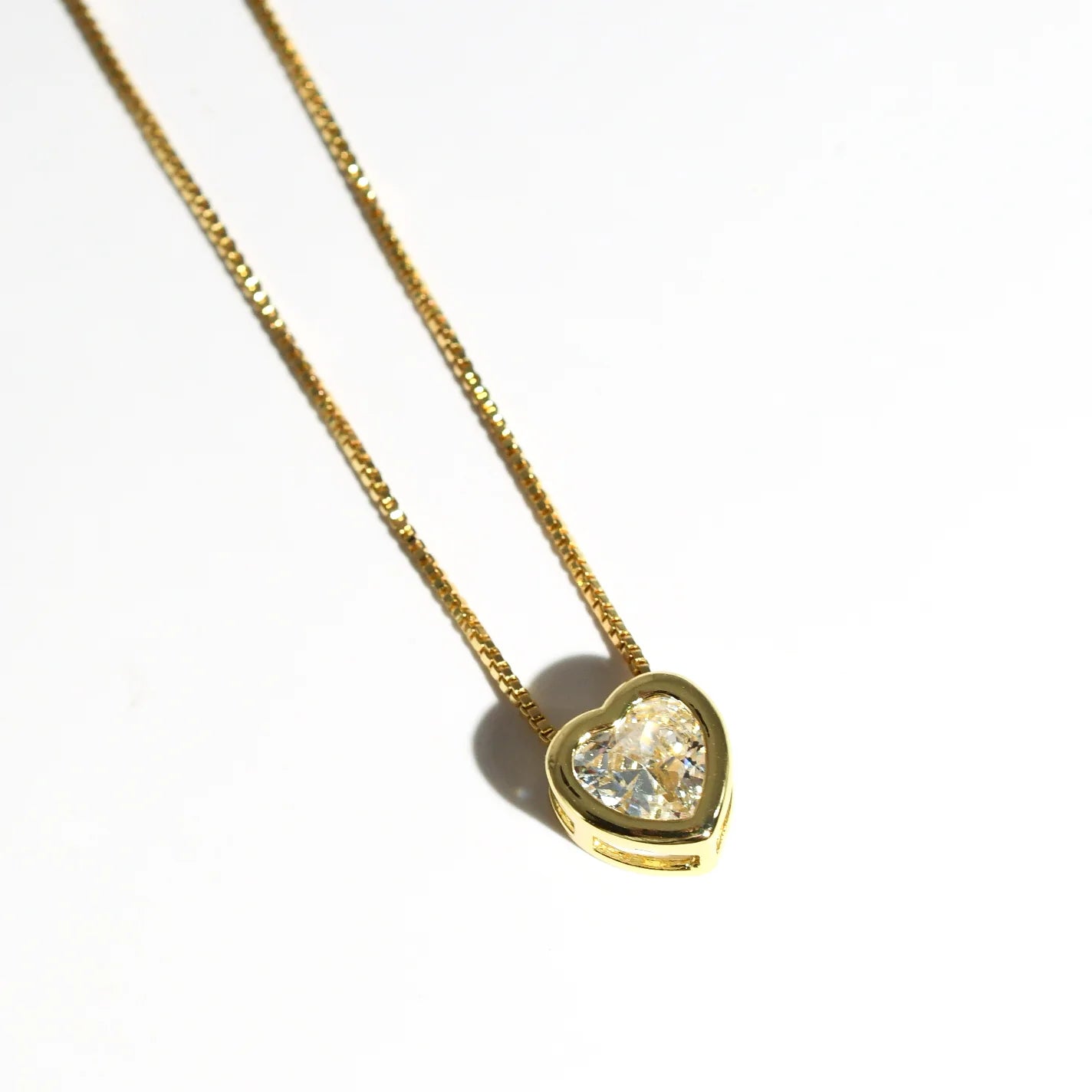 Tiny Love Necklace/Gold - The BLVD