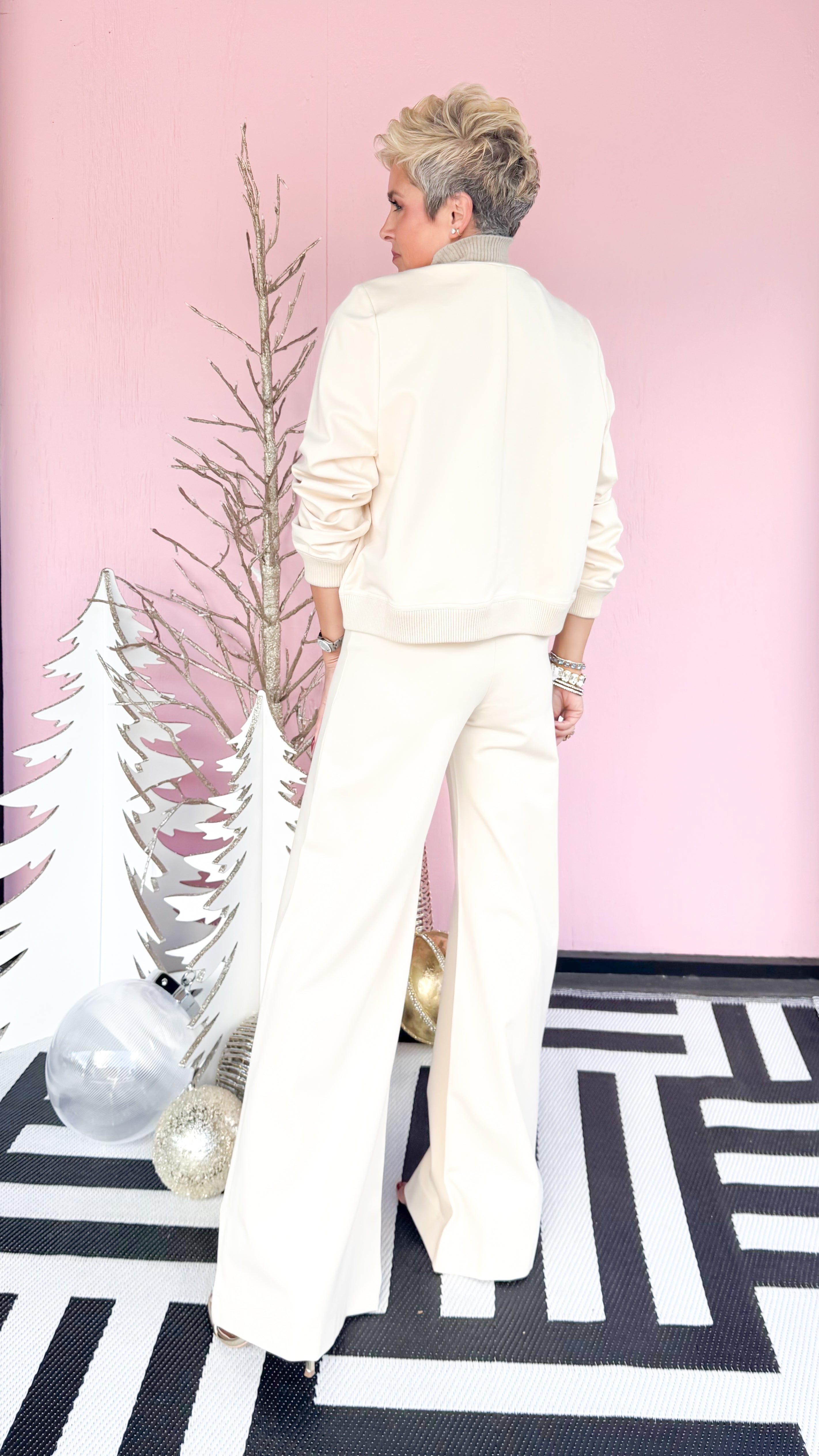 Wide Leg Pants/Ivory