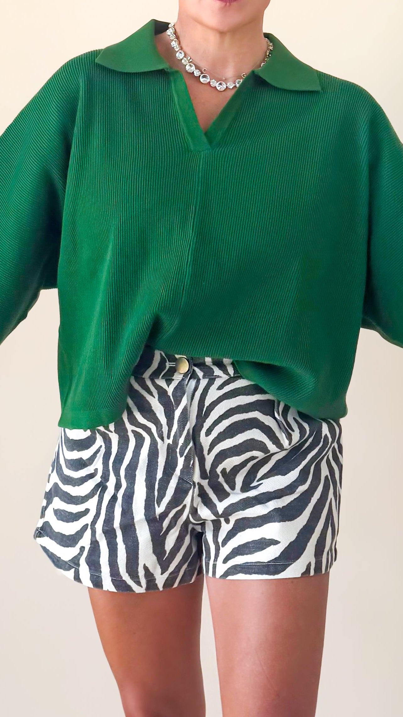 Cynthia Oversized Sweater/Green
