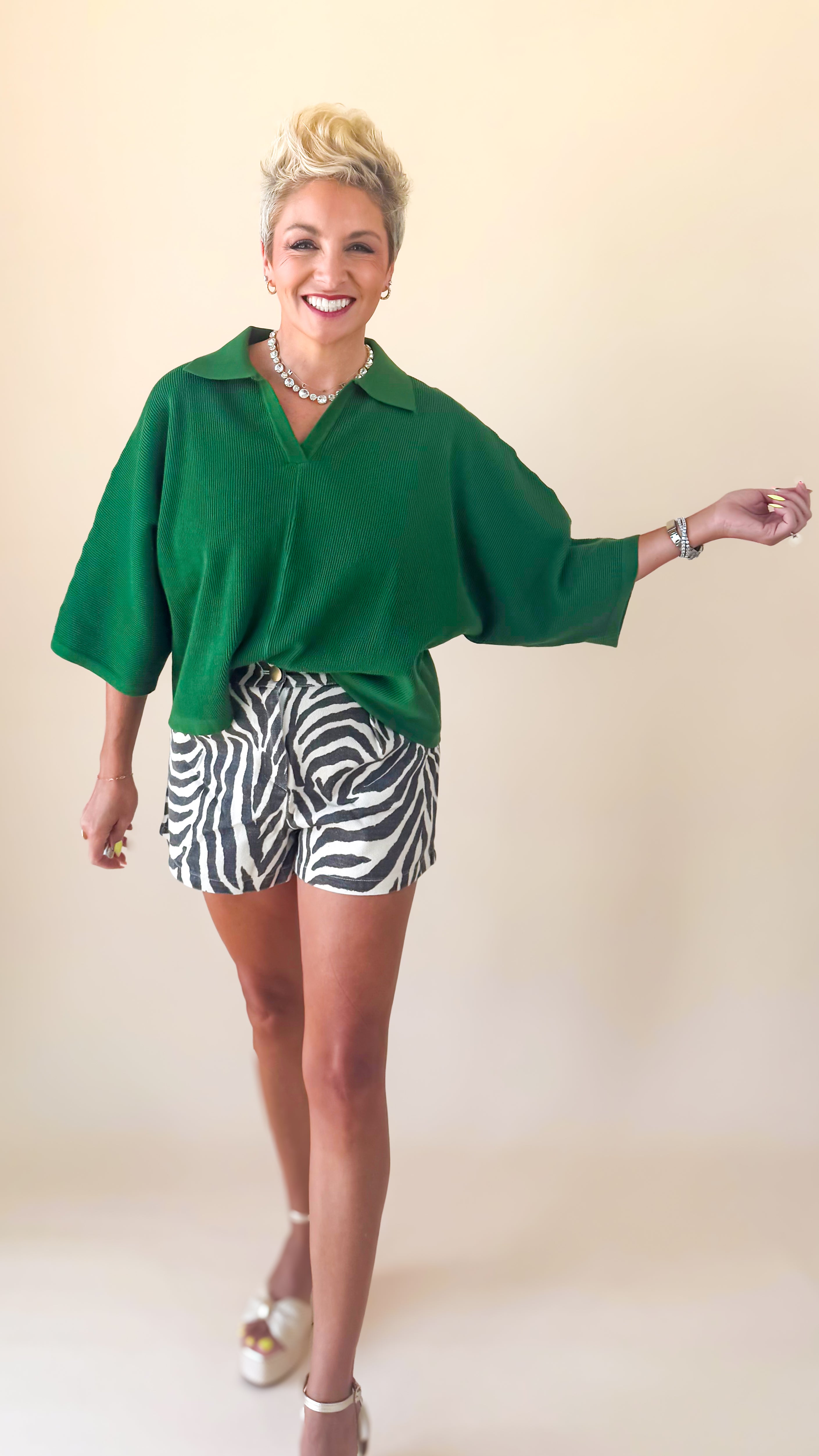 Cynthia Oversized Sweater/Green
