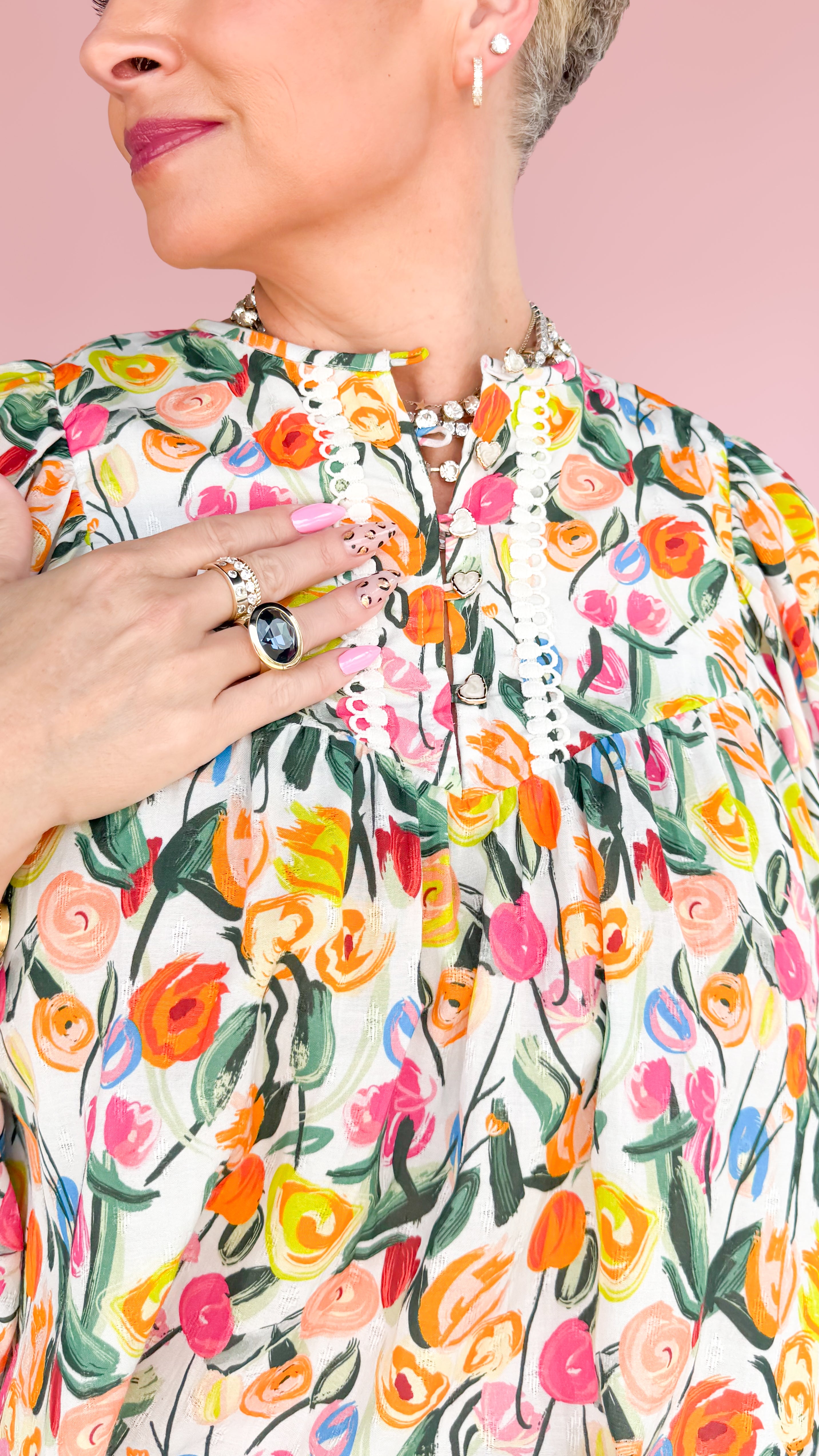 BERTHA FLORAL PRINT BLOUSE - The BLVD