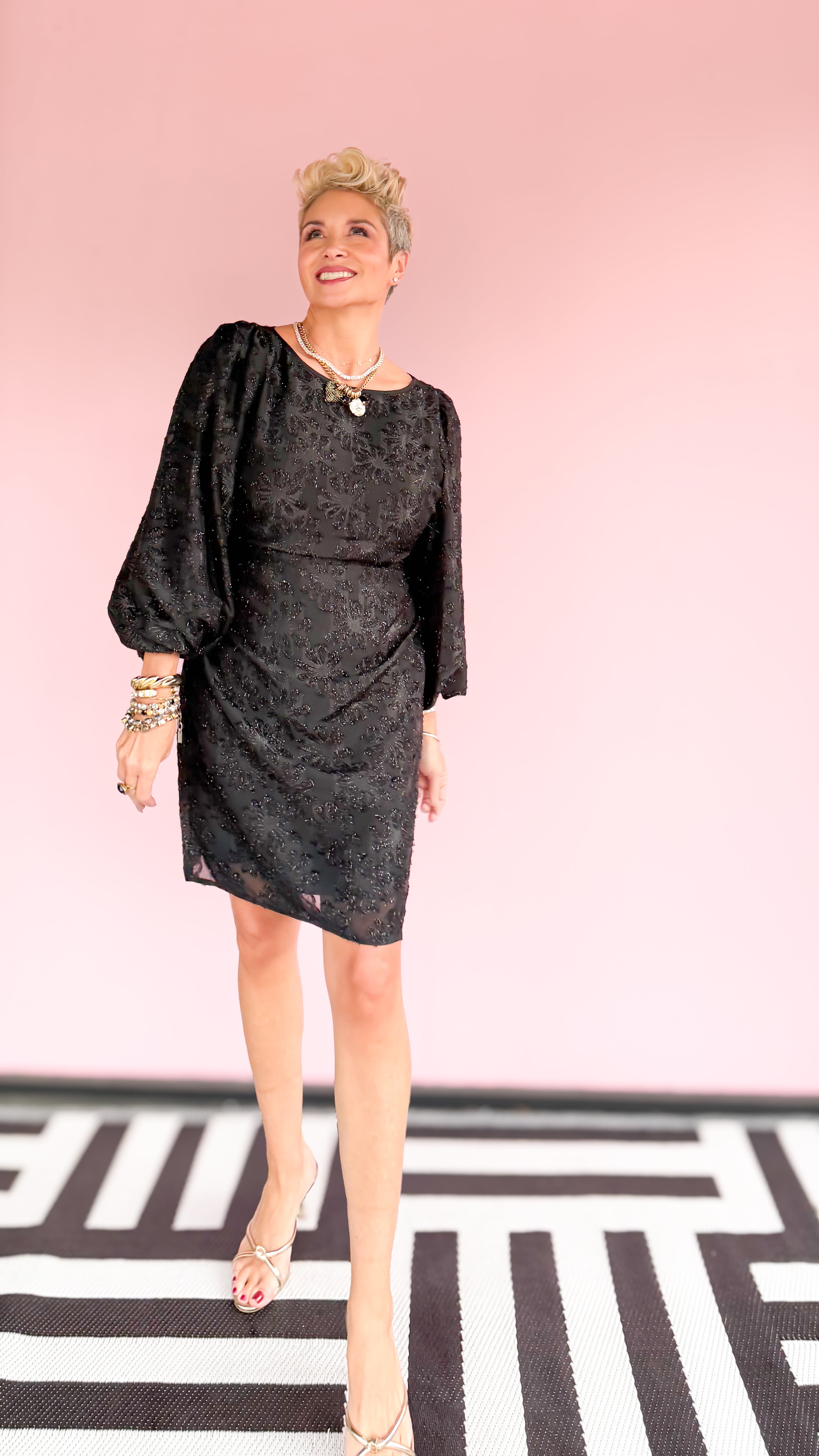 Rothchild Dress Black Floral