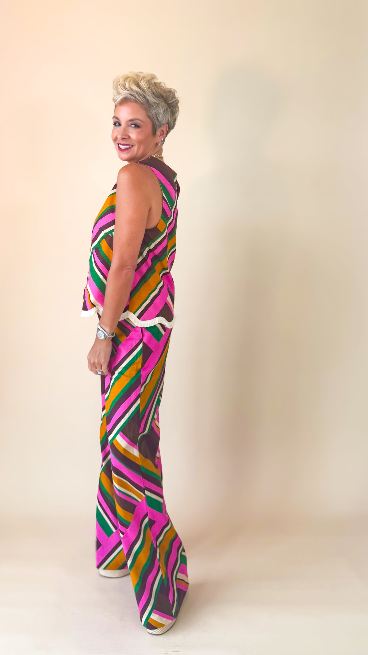 Amara Contrast Top/Multi