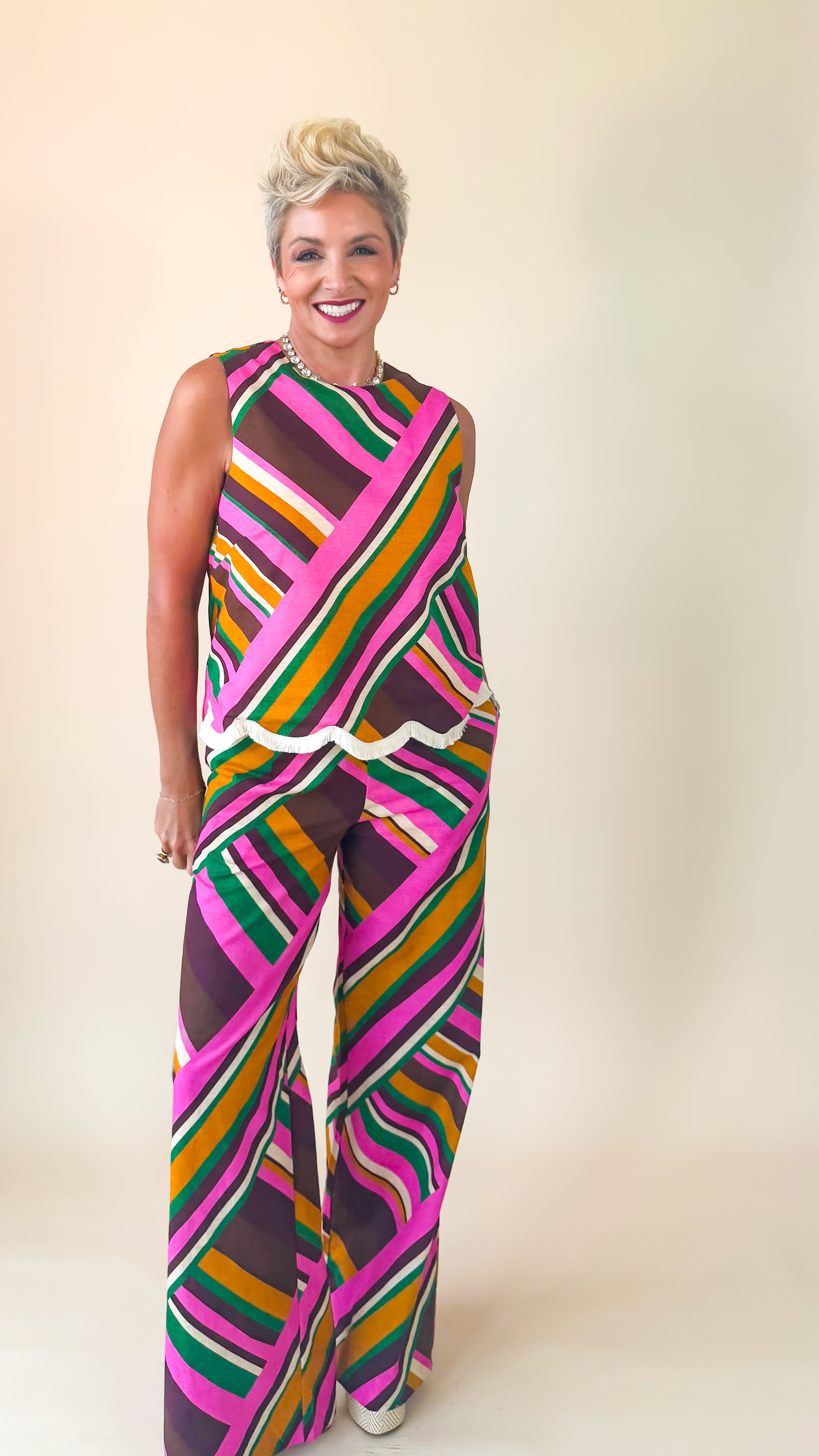 Amara Contrast Top/Multi