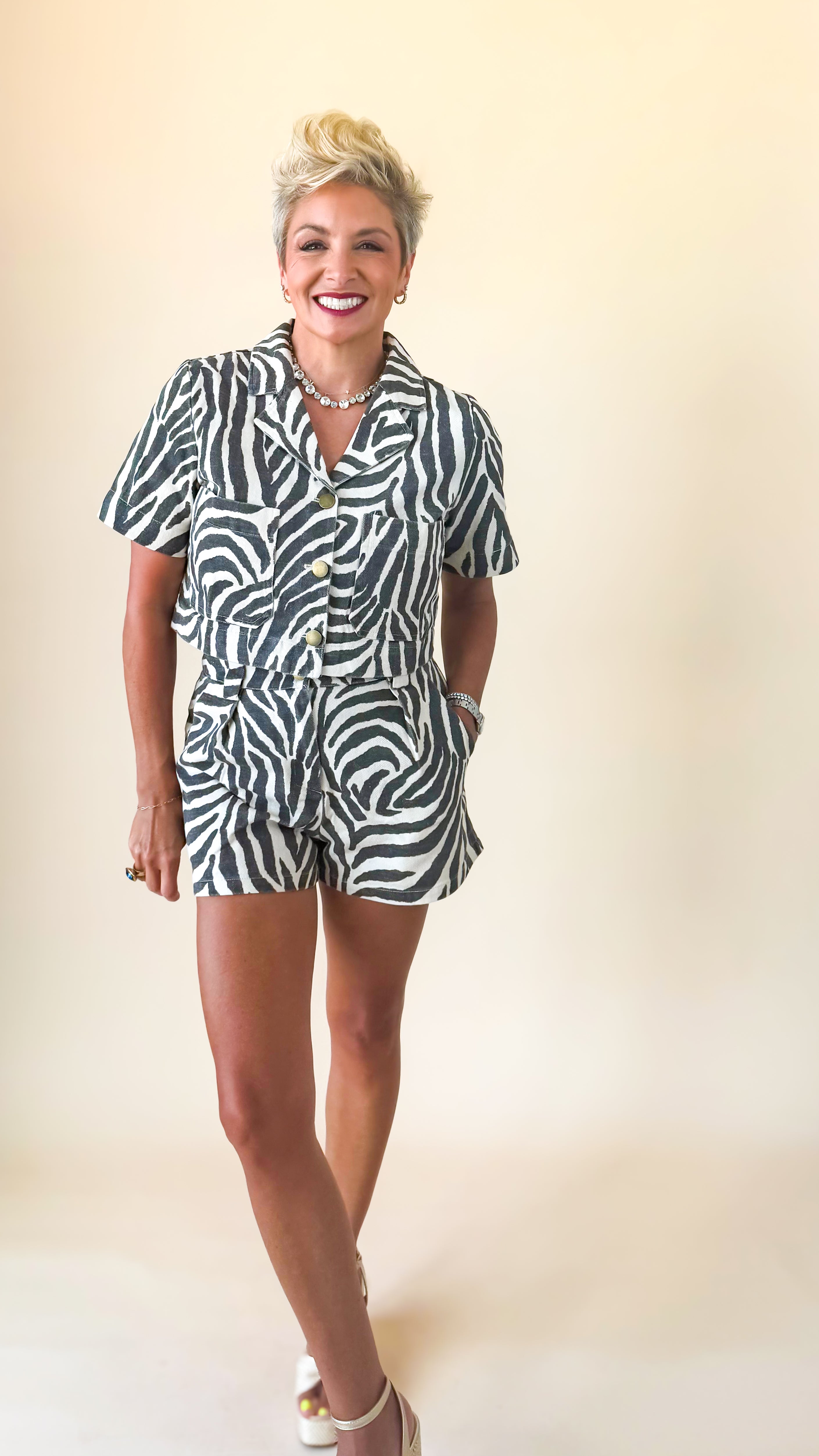 Zebra Shorts