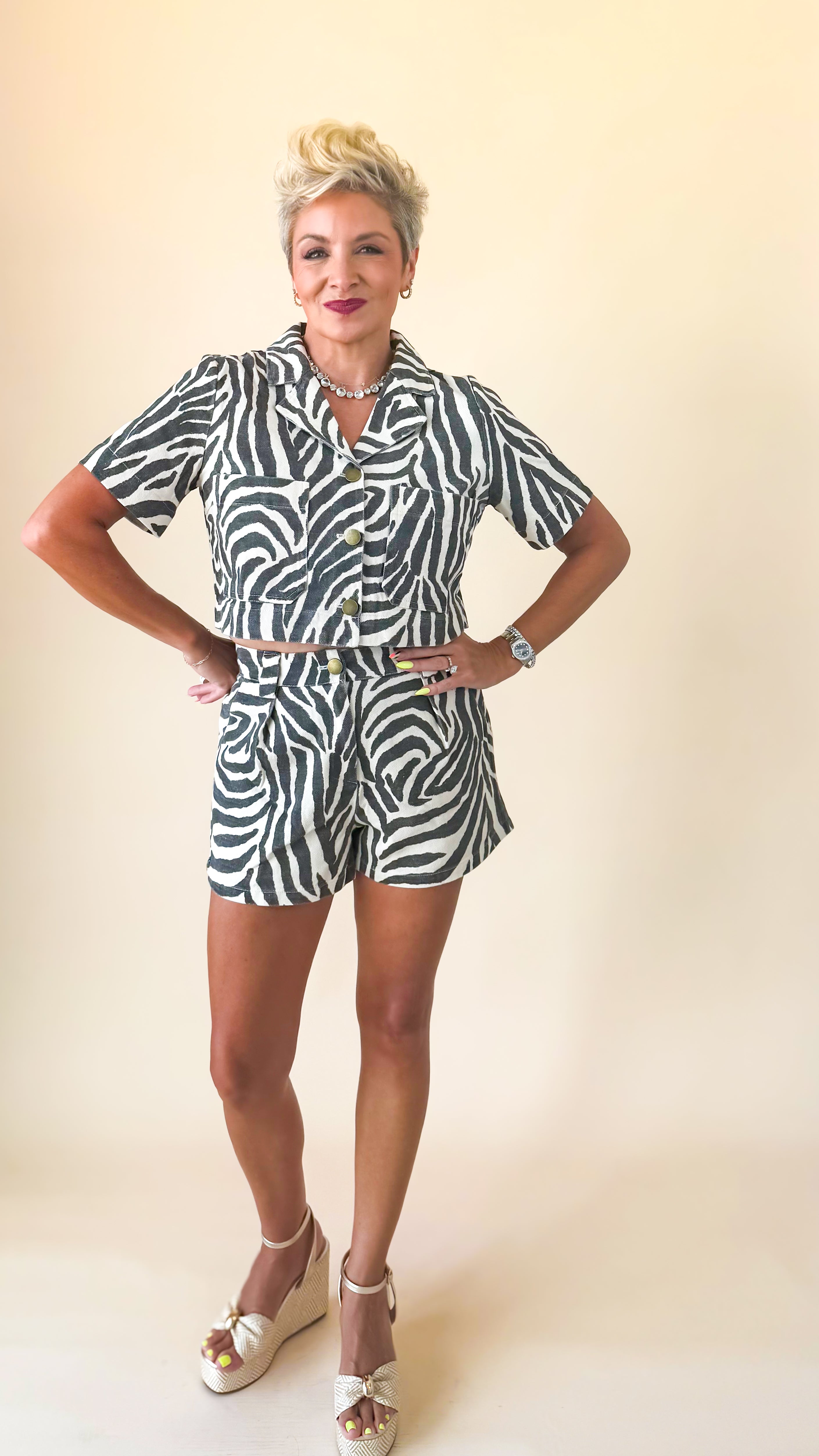 Zebra Shorts
