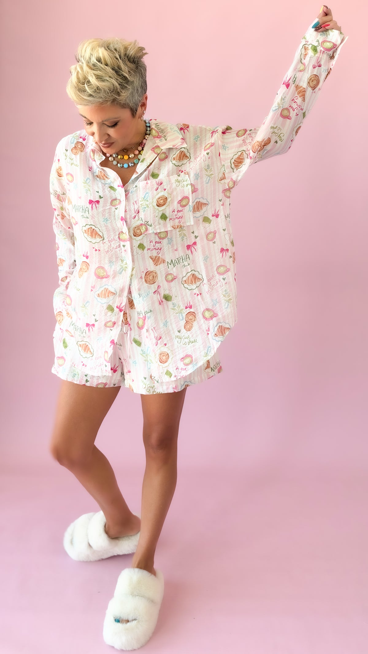Pink Matcha PJ Set