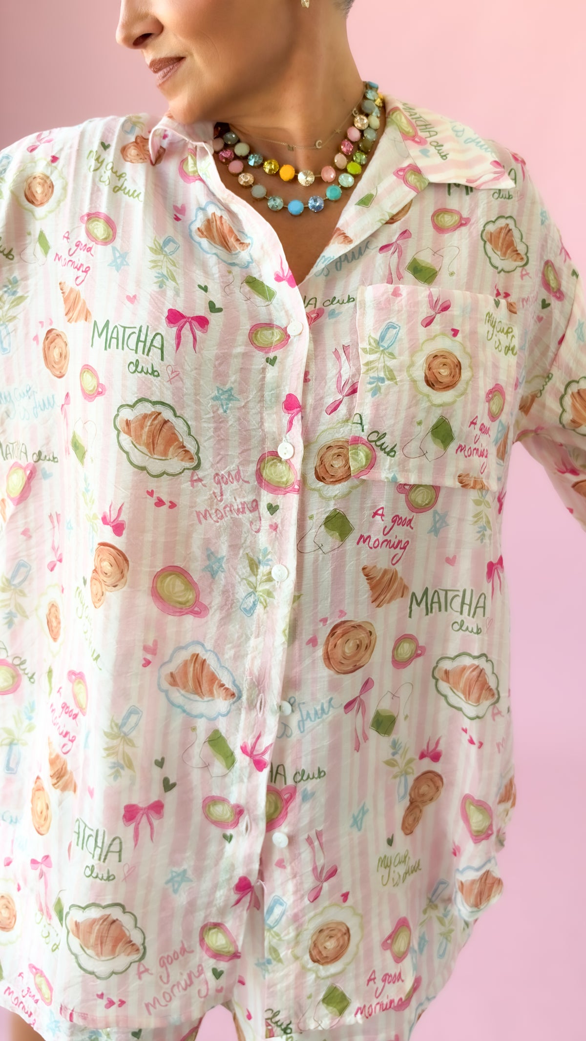 Pink Matcha PJ Set