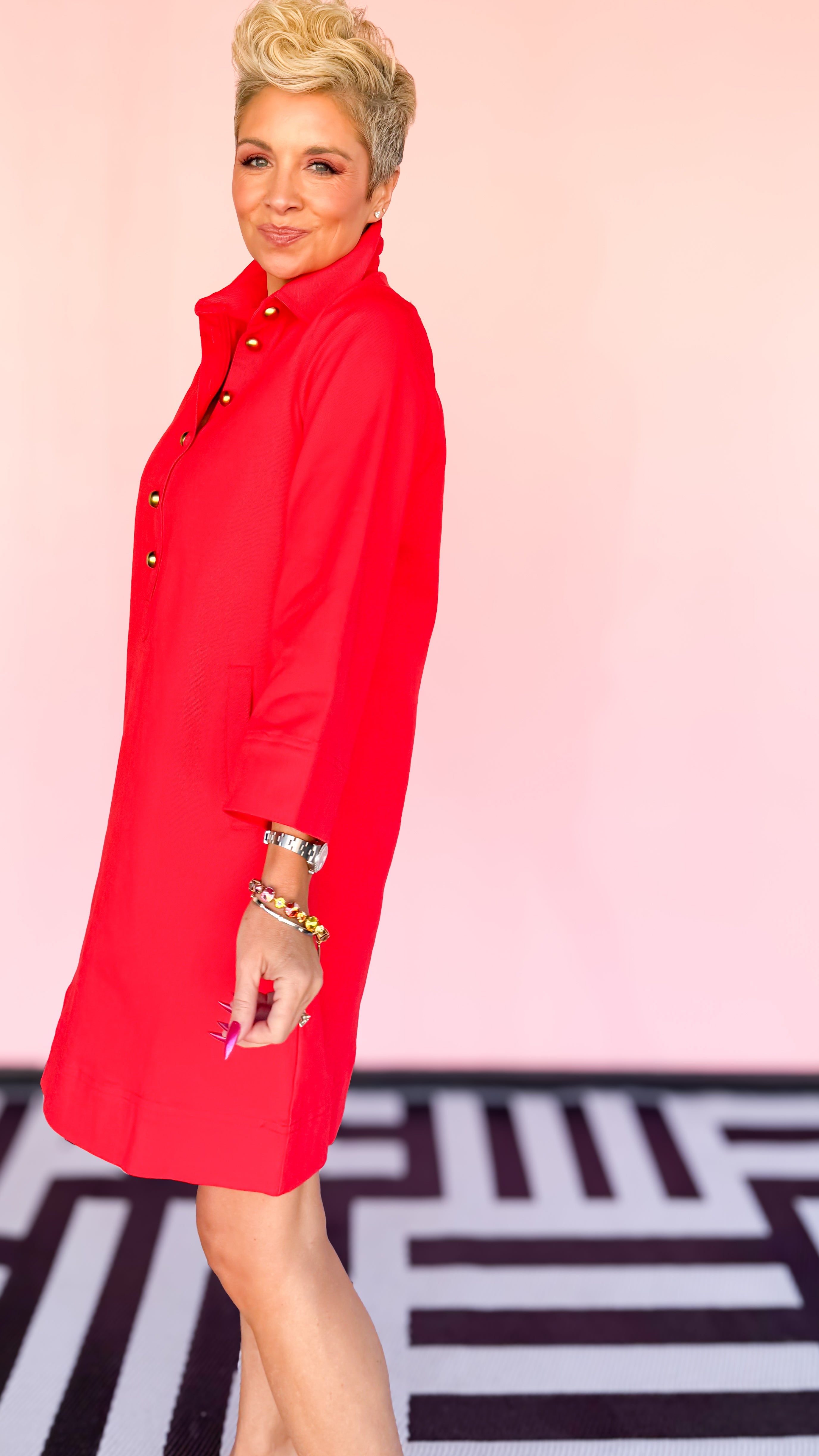 Chloe Dress/Cranberry