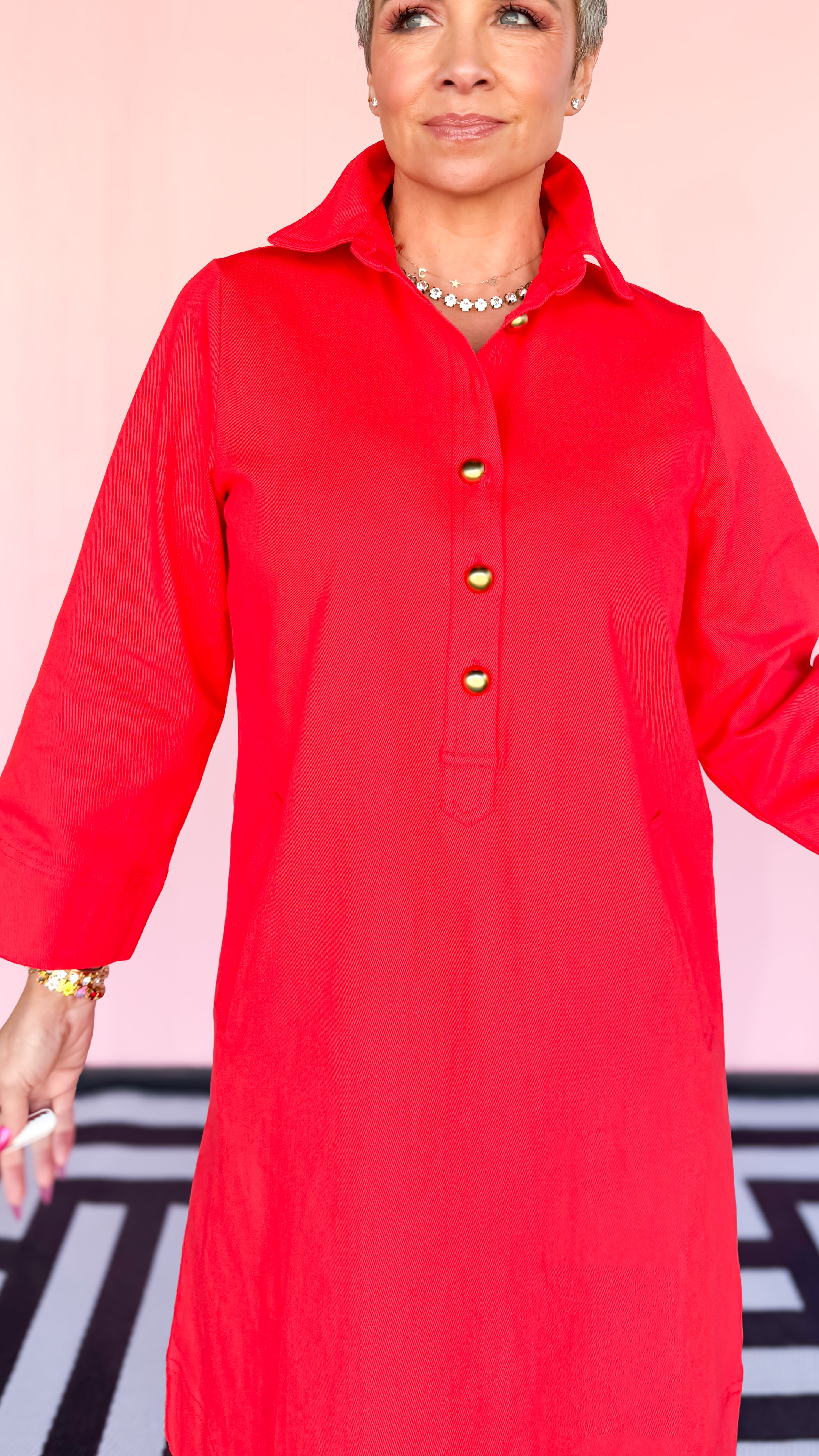 Chloe Dress/Cranberry