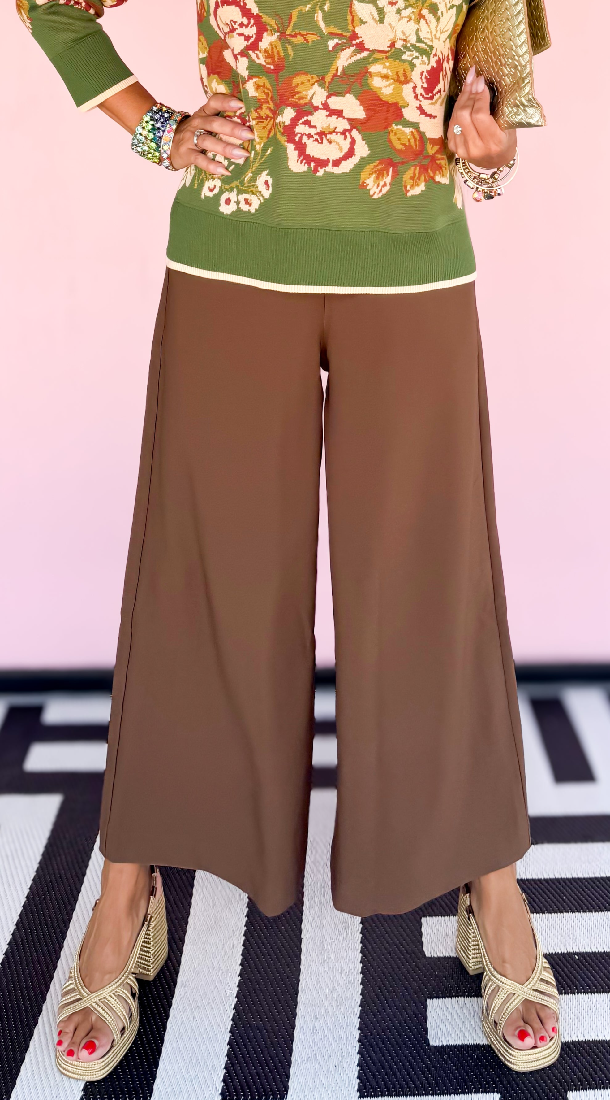 Culotte Pant/Brown