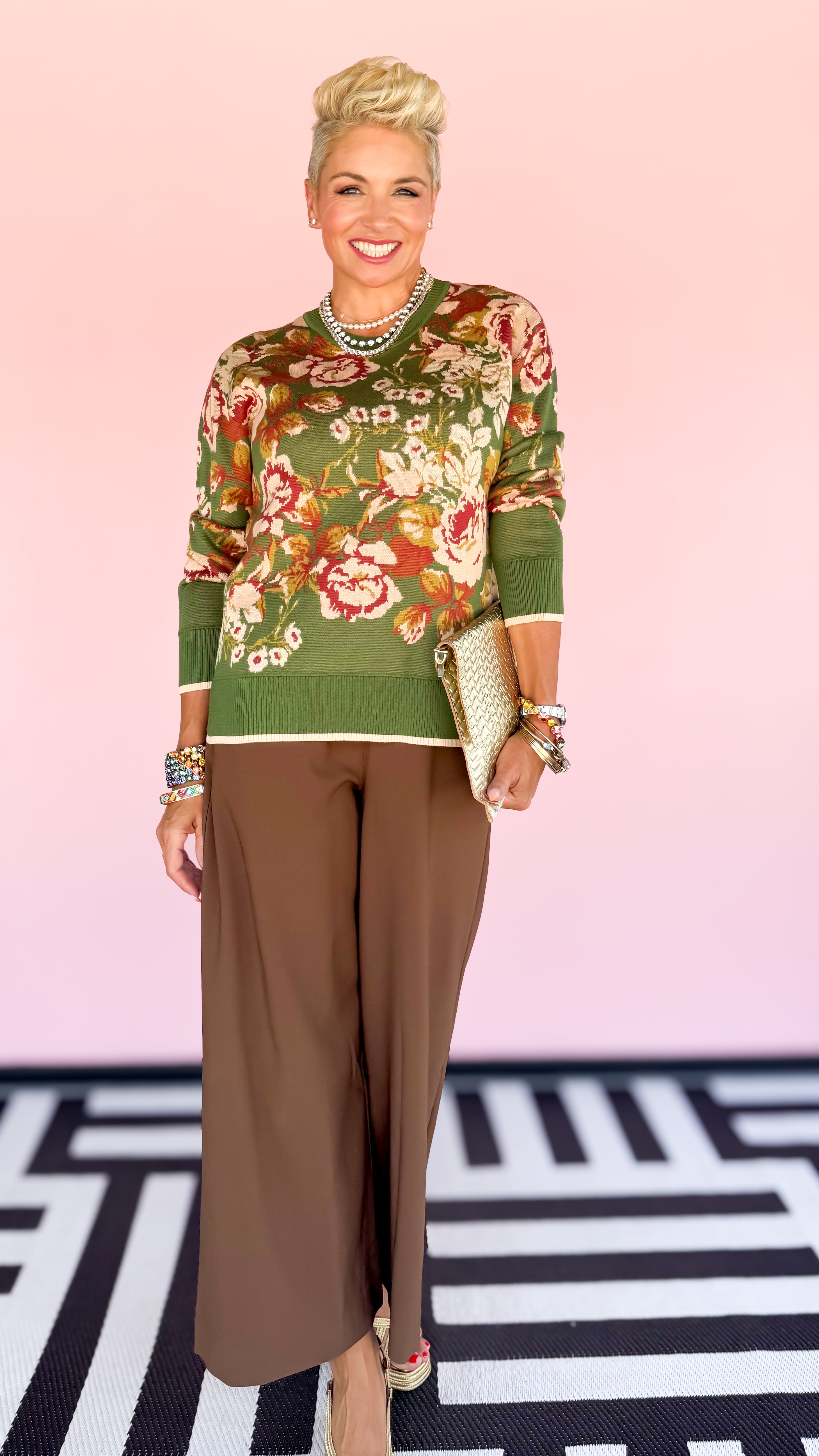 Culotte Pant/Brown