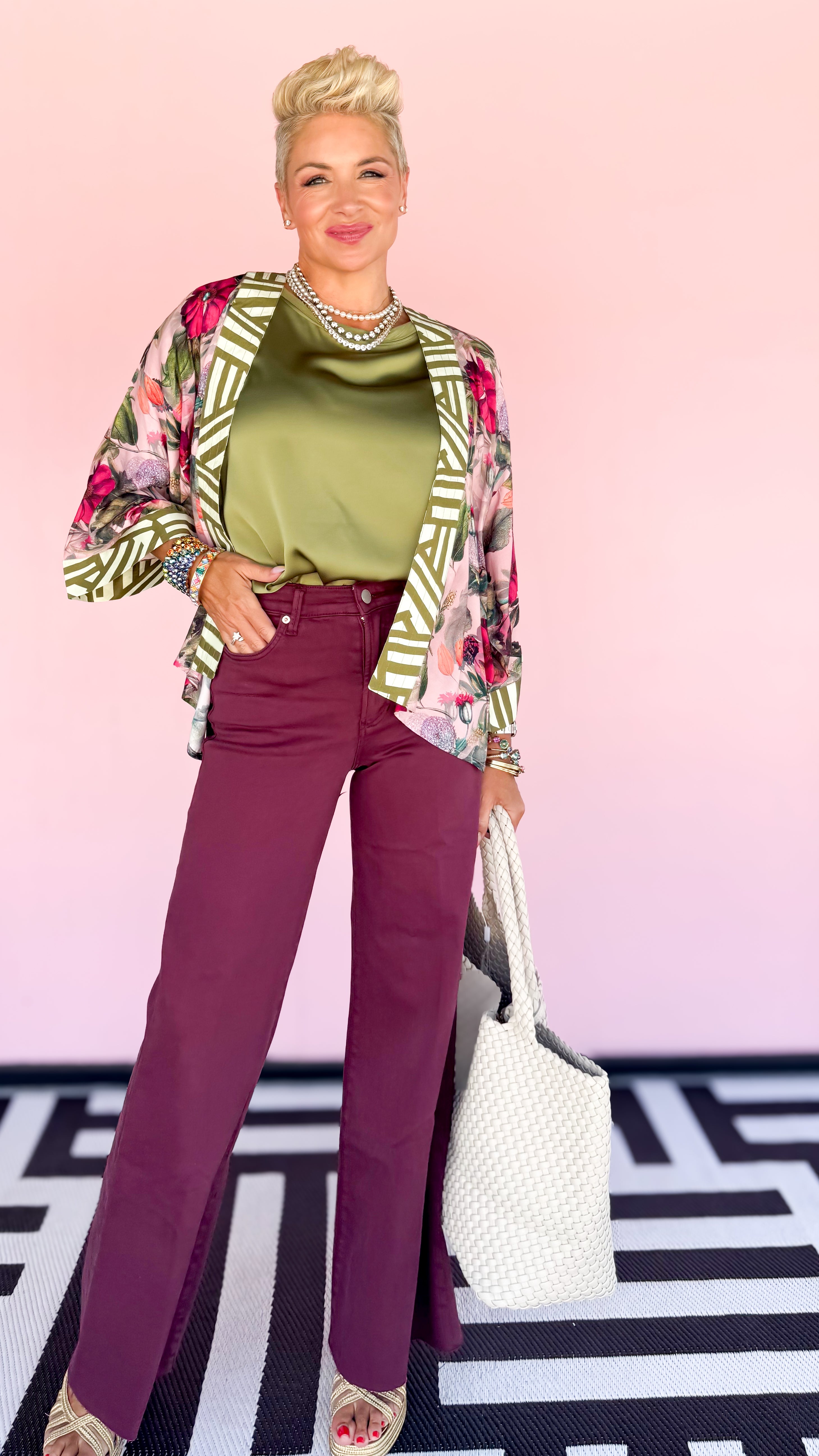 Fiona High Rise Jean / Fig
