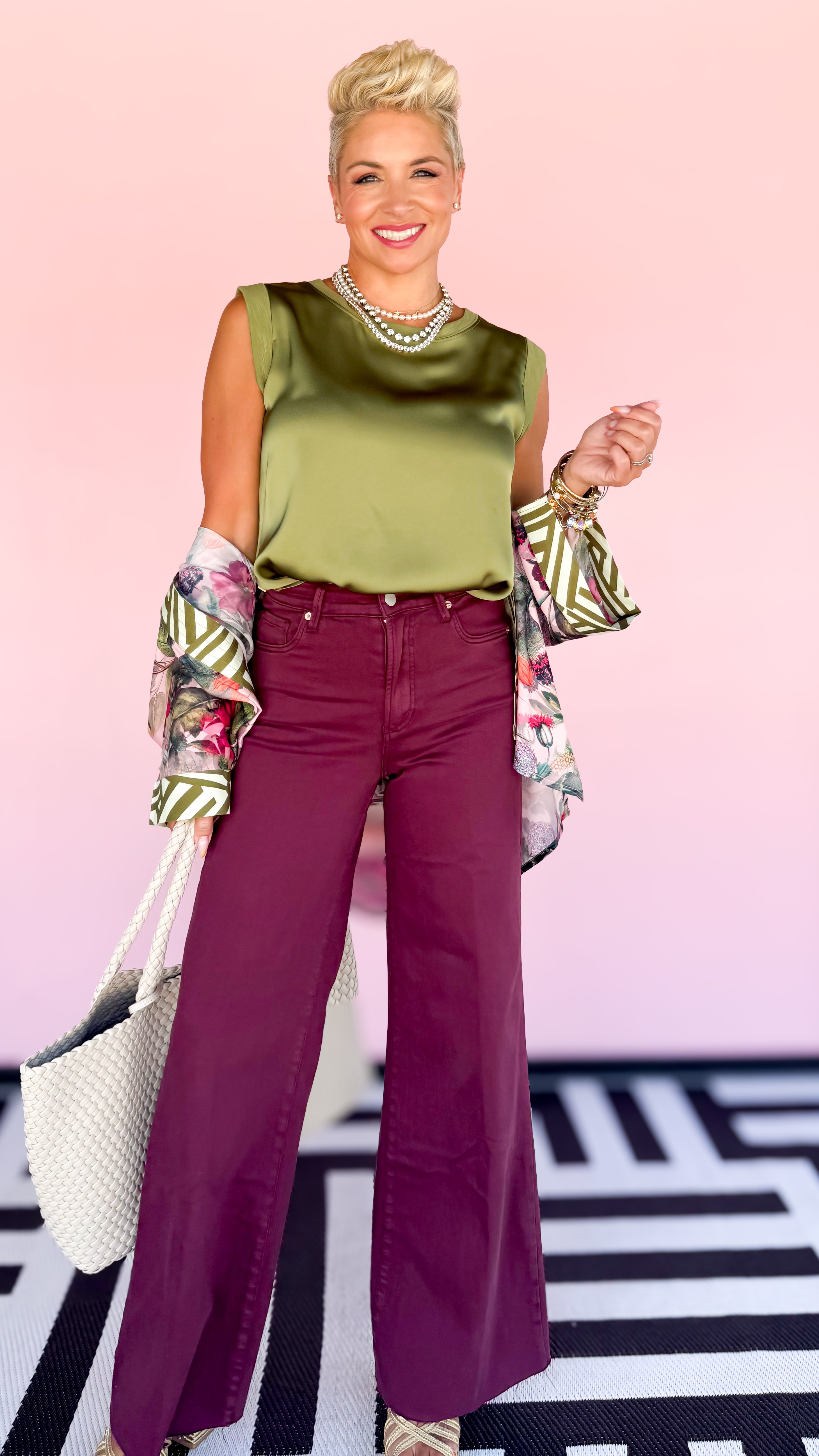 Fiona High Rise Jean / Fig