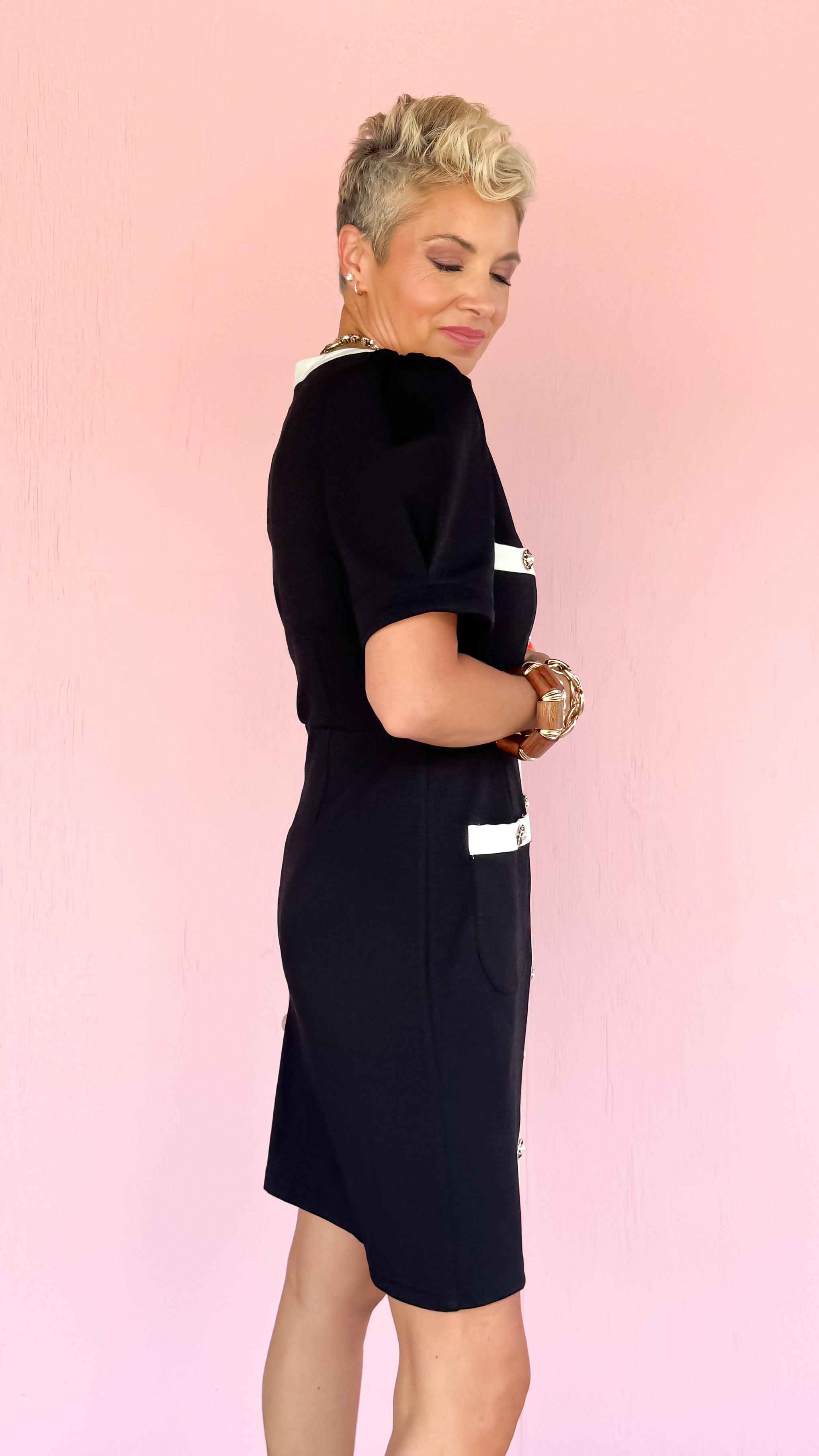 Jackie Mini Dress/Black