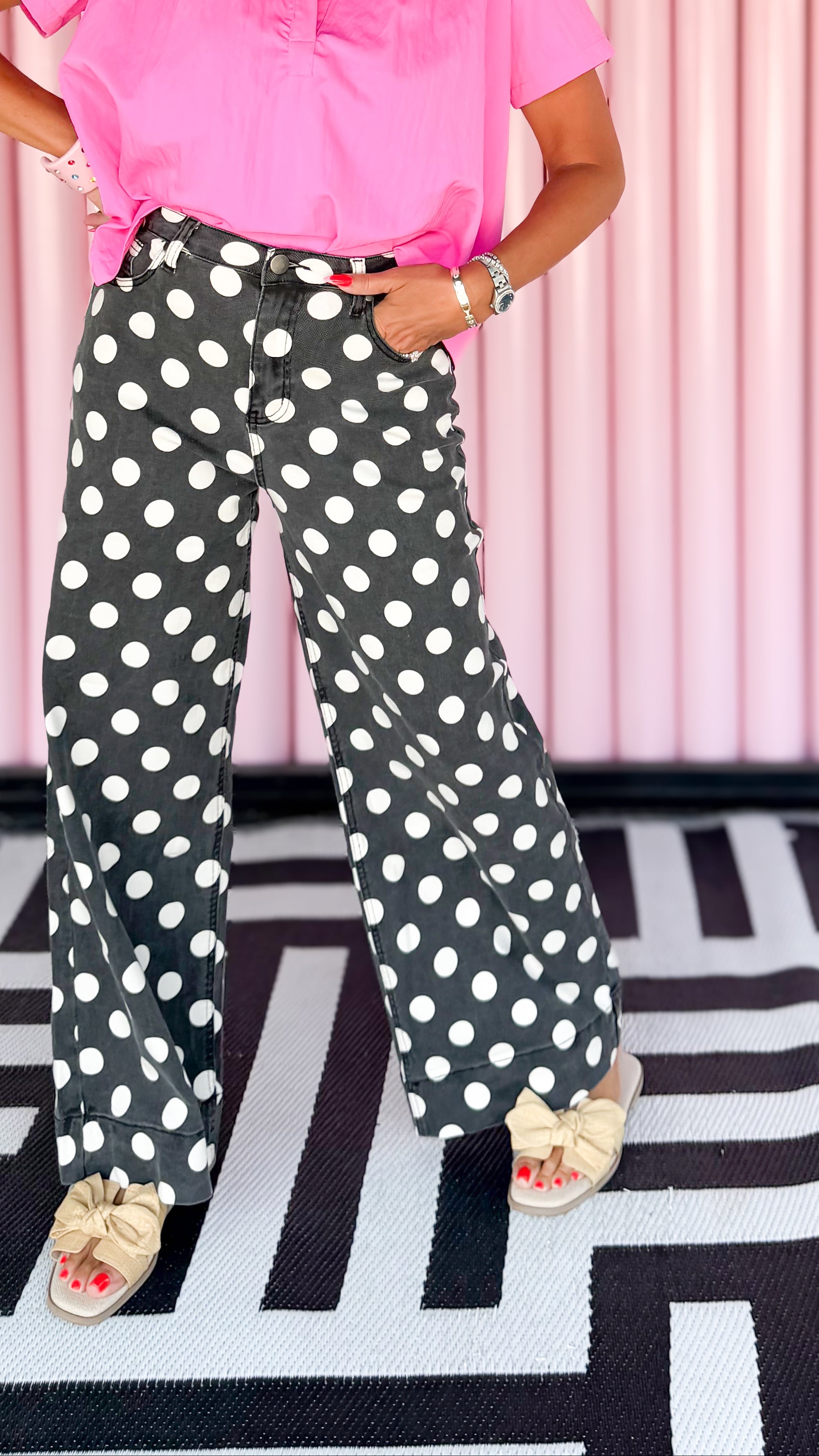 Polka Dot Jeans