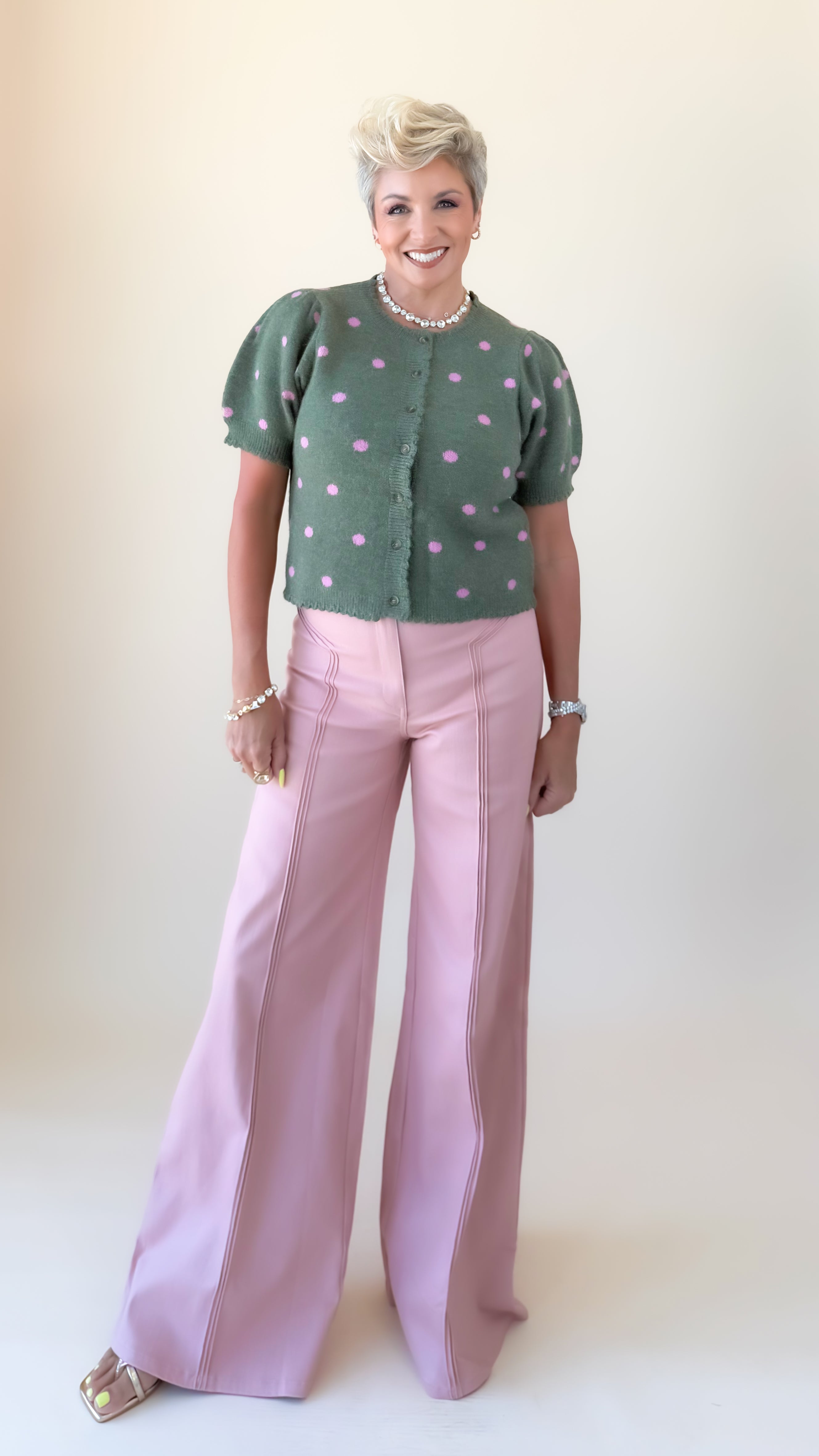 Contrast Detail HW Jean/Blush Pink