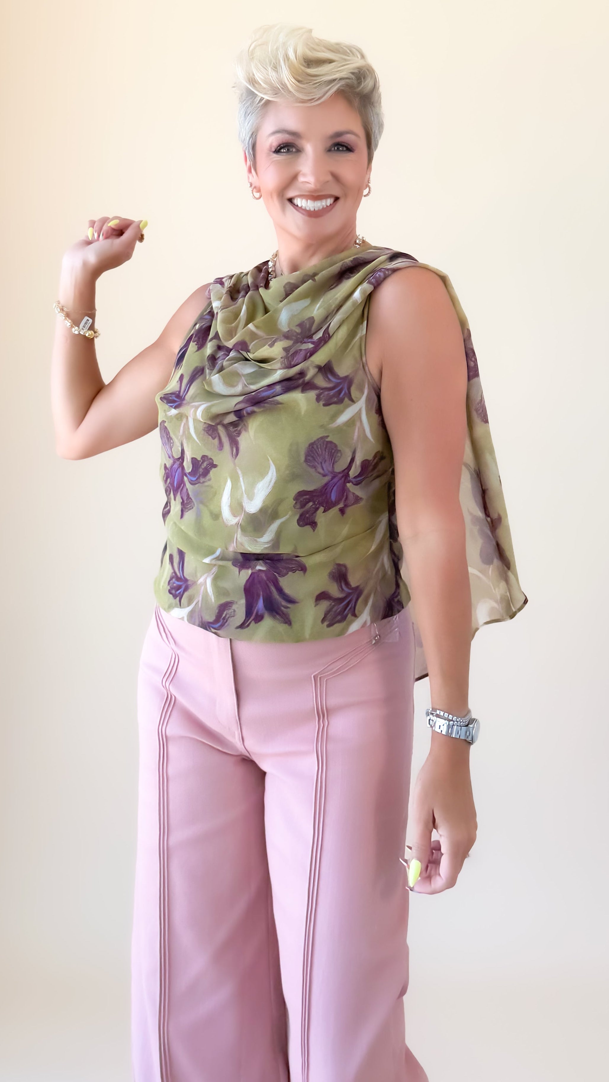 Bailey Breezy Blouse/Olive