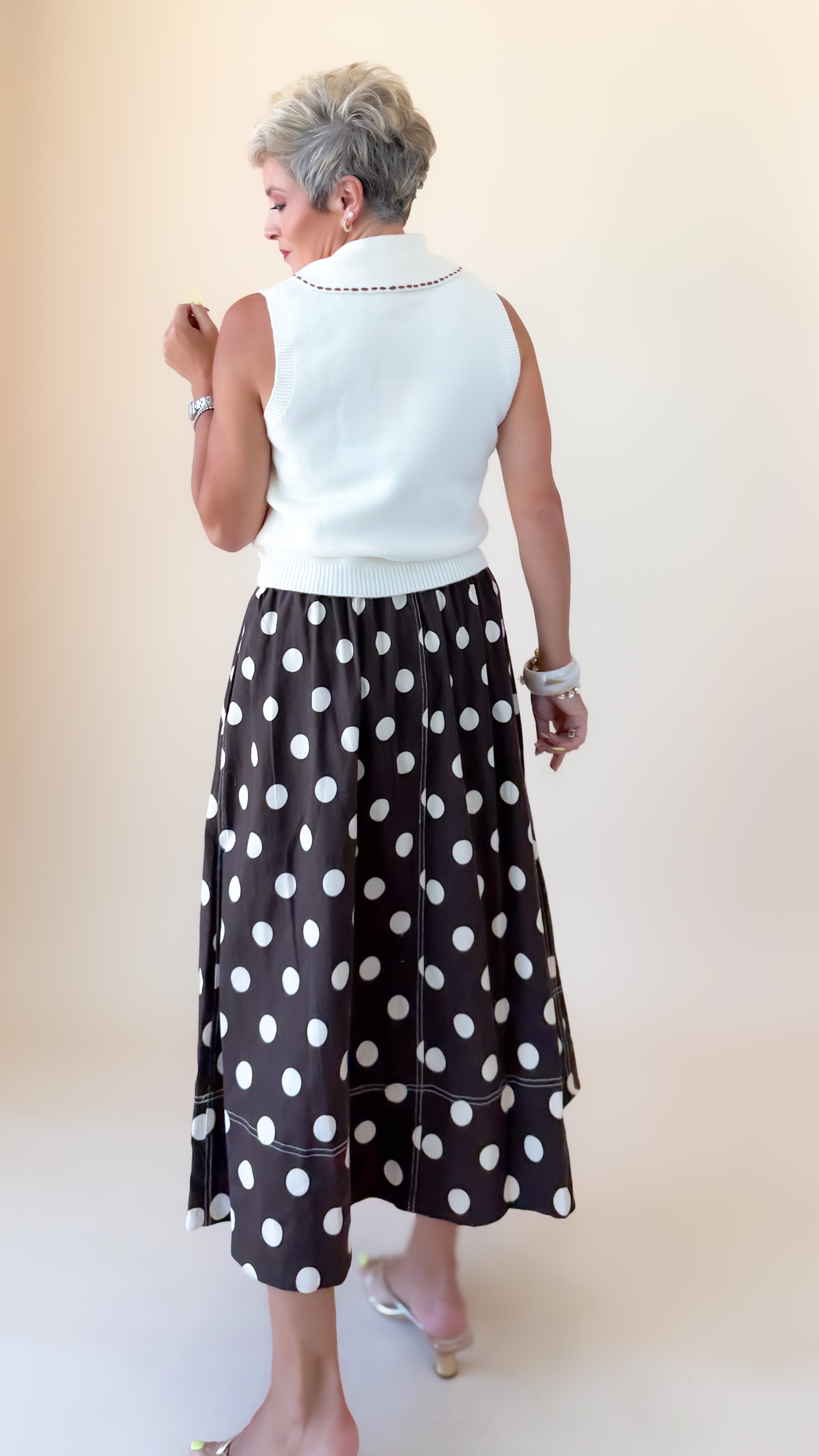 Melody Maxi Skirt/Brown