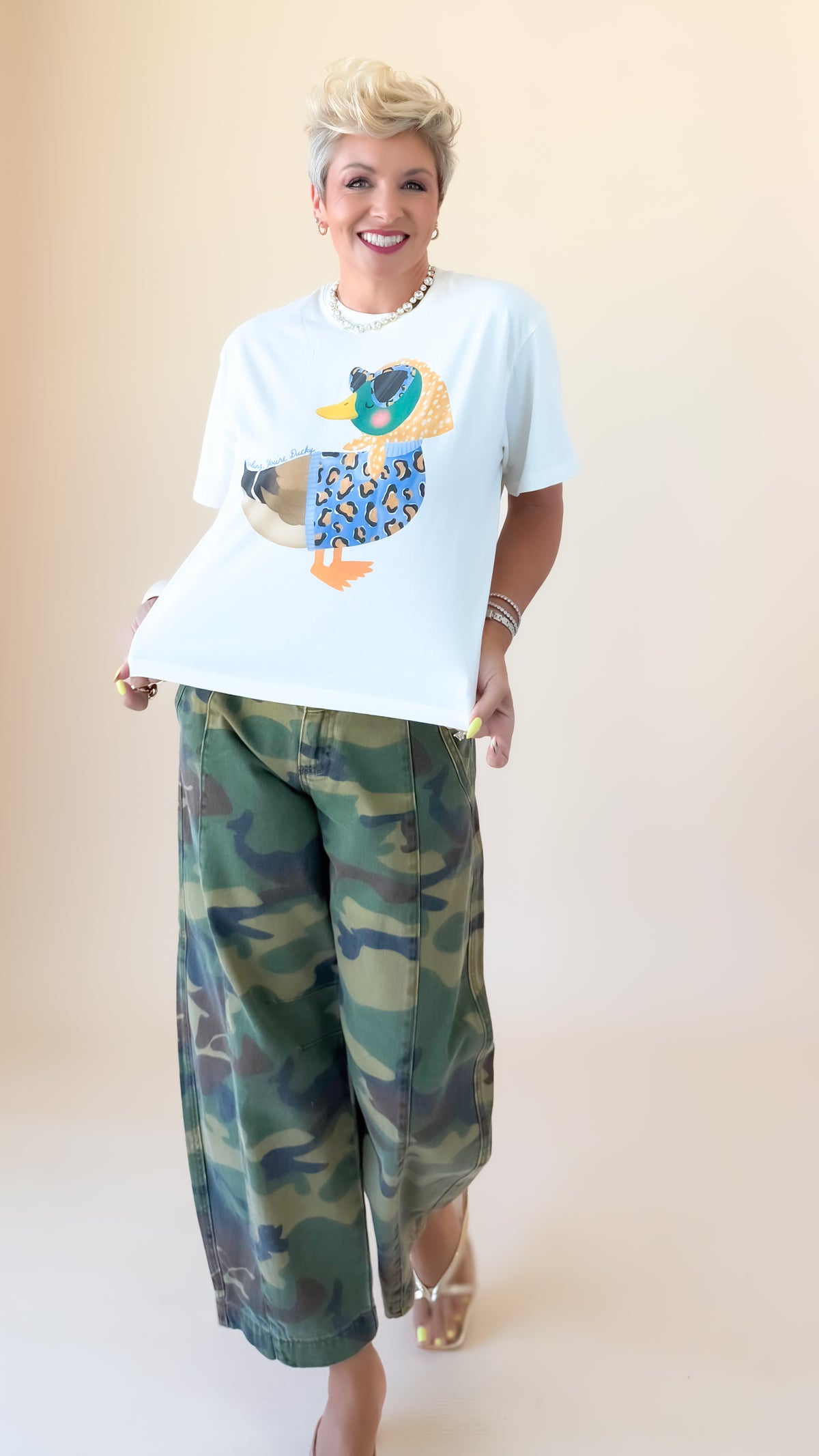 Darling, You're Ducky Crop Tee