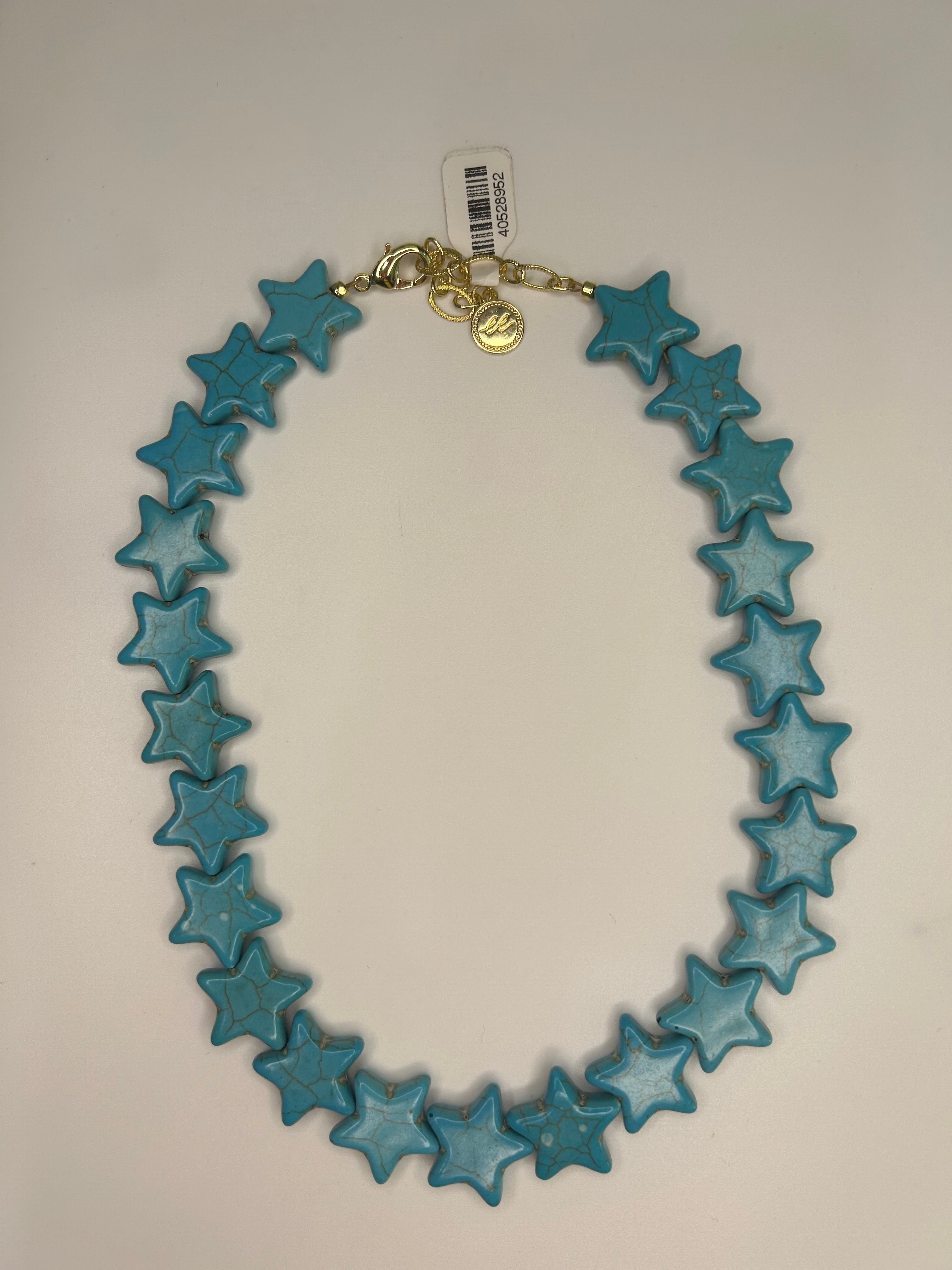 Star 19mm Stone Necklace 16"