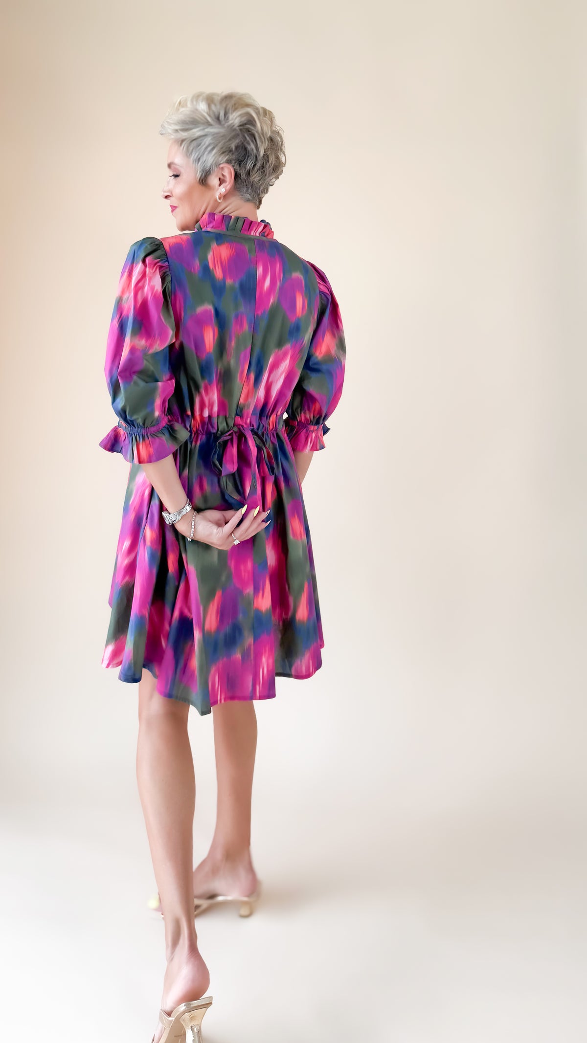 Collette Mini Dress/Pink