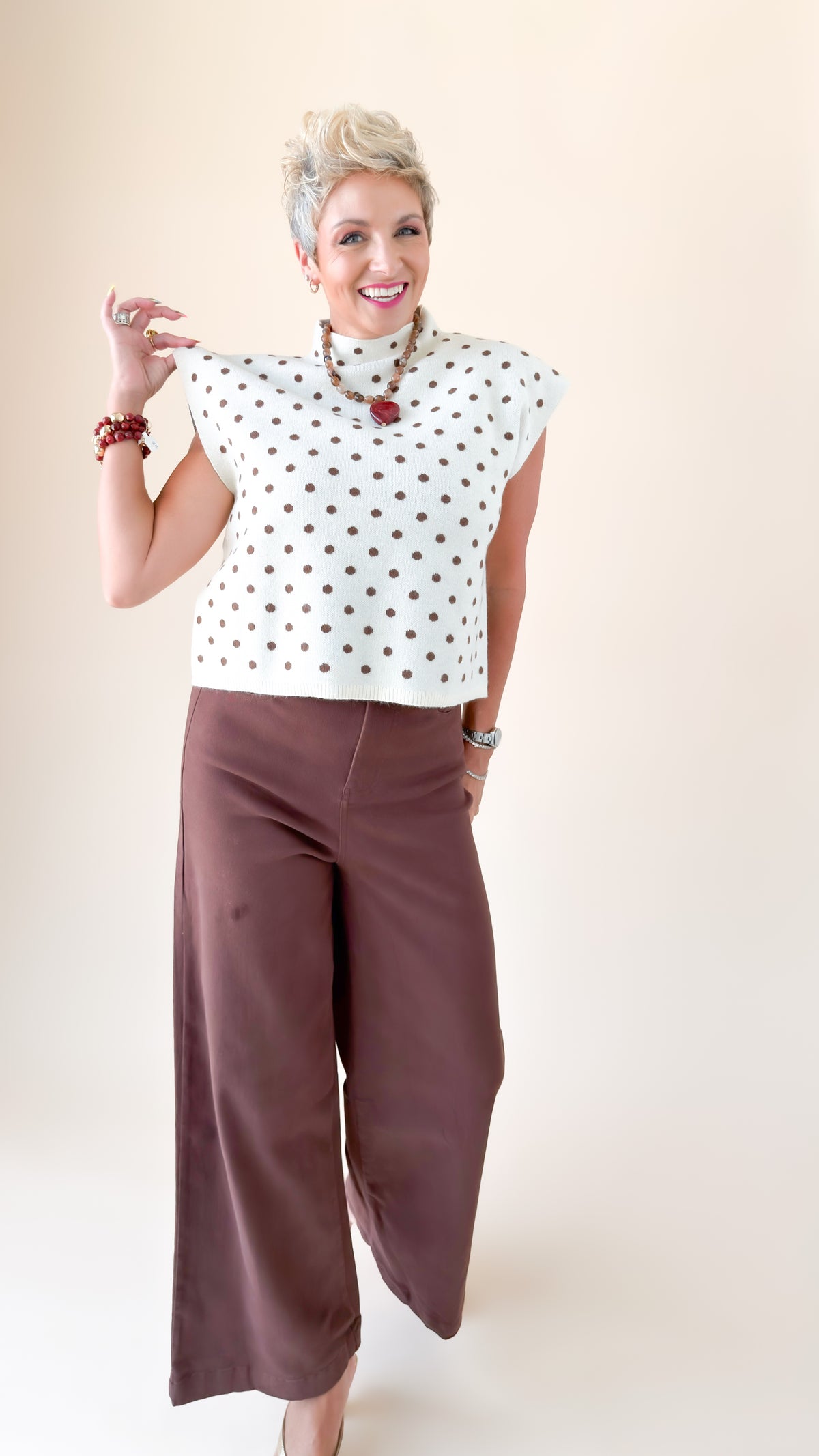 Amanda Sleeveless Sweater