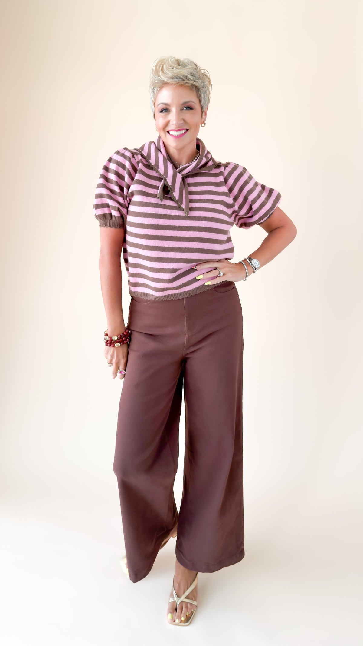 Wide Leg Jean/Mocha