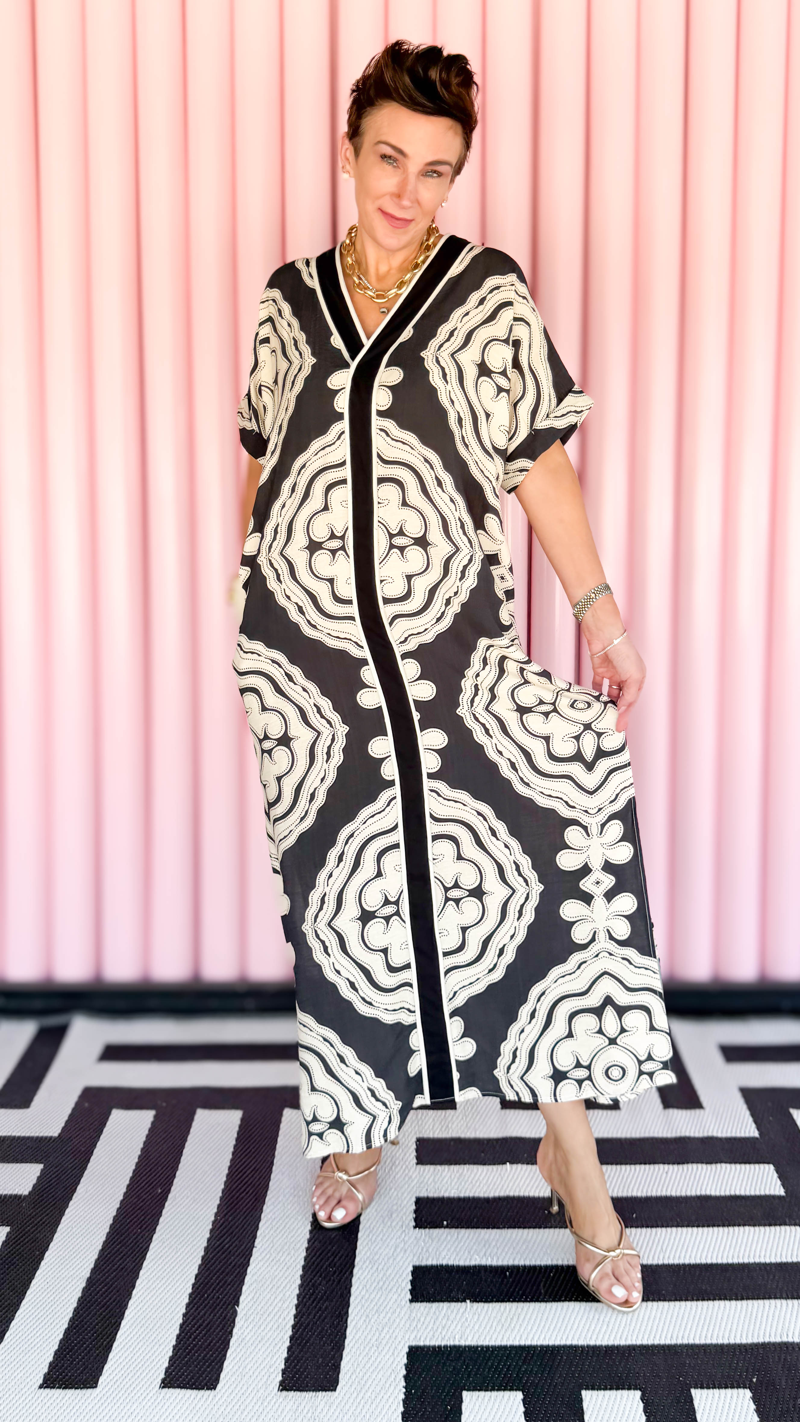 Leah Maxi Dress/Black