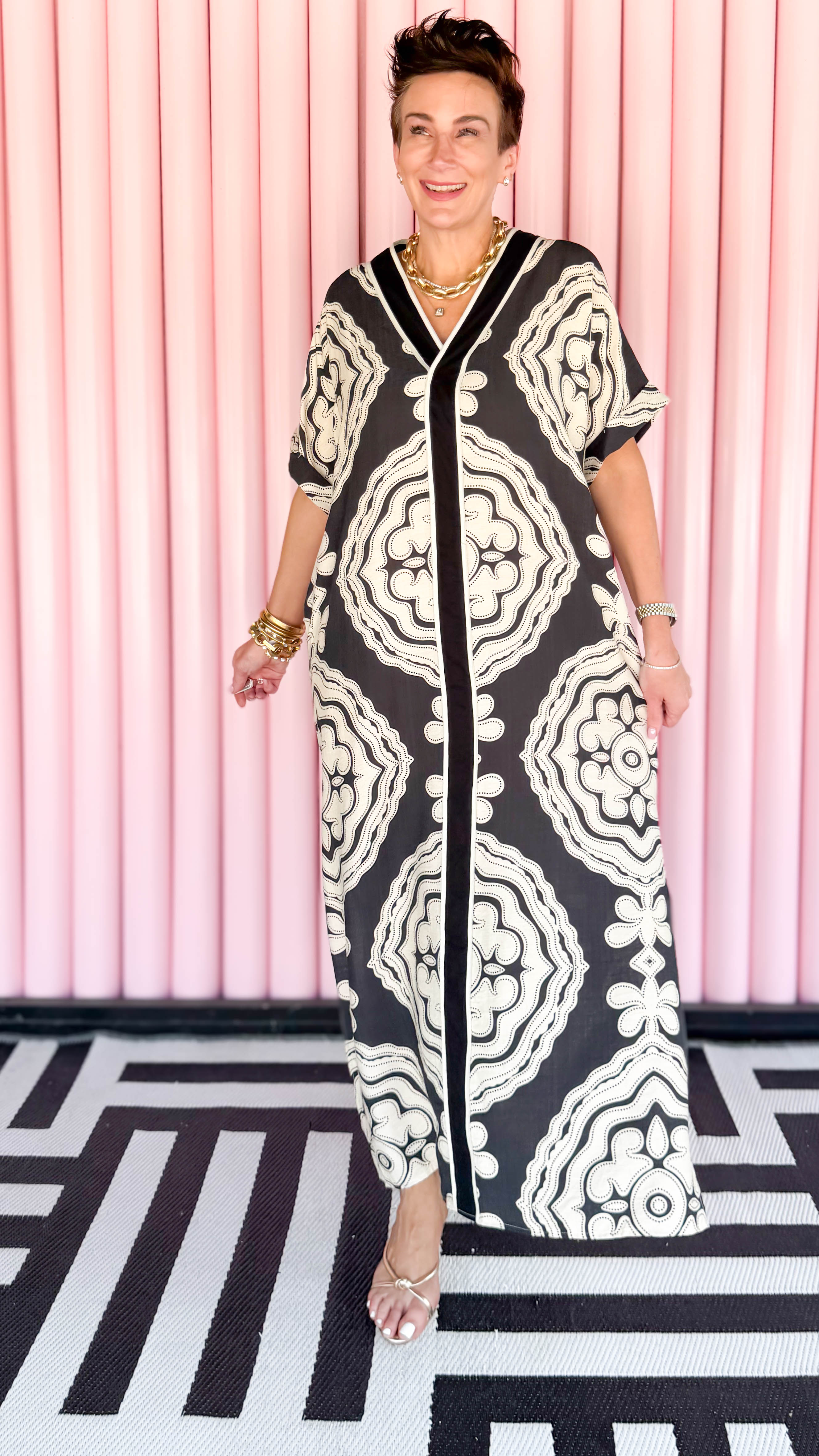 Leah Maxi Dress/Black