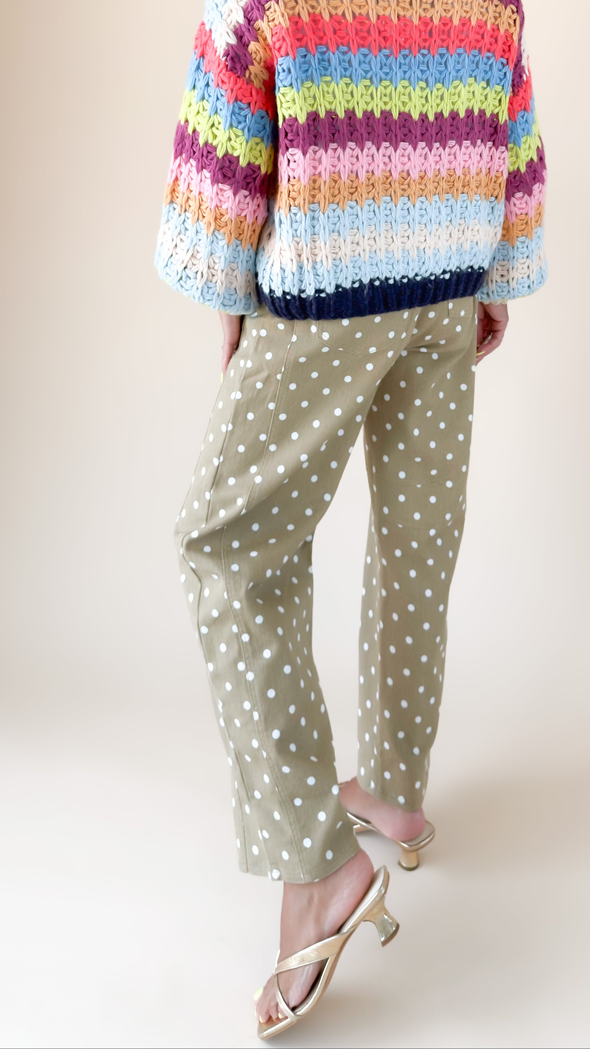 Ovette Barrel Leg Jeans/Latte