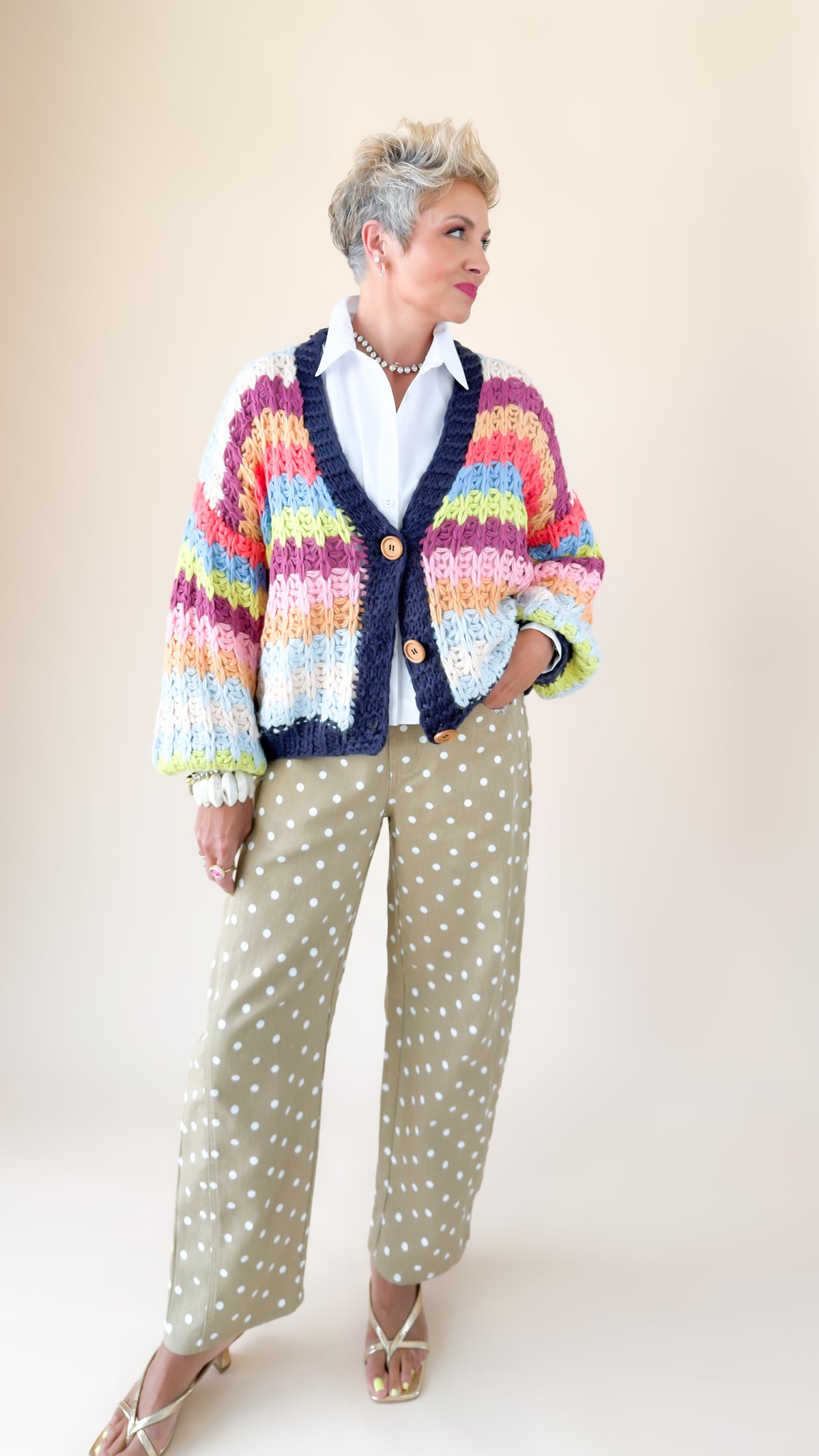 Candy Rush Cardigan/Multi