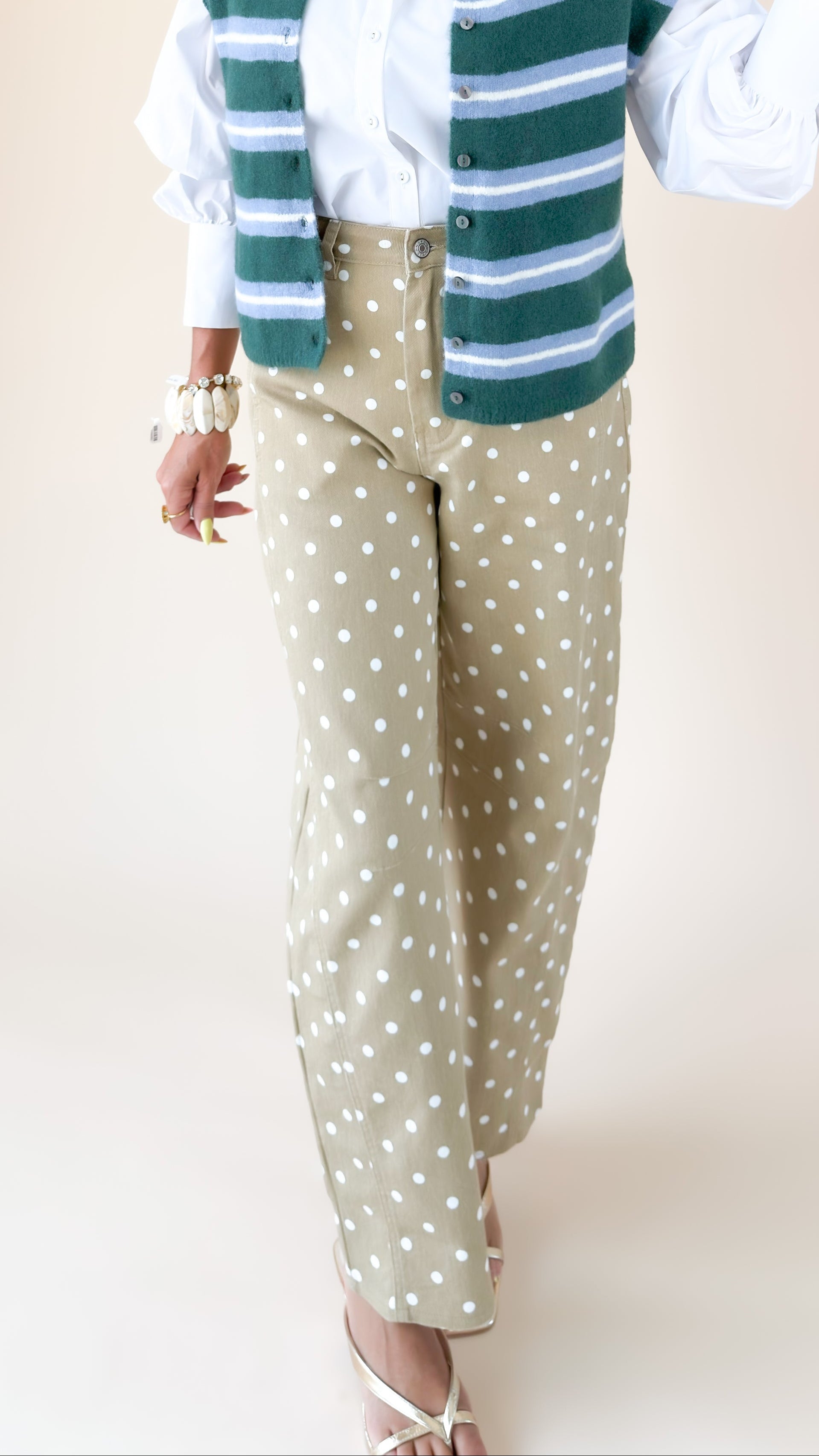 Ovette Barrel Leg Jeans/Latte