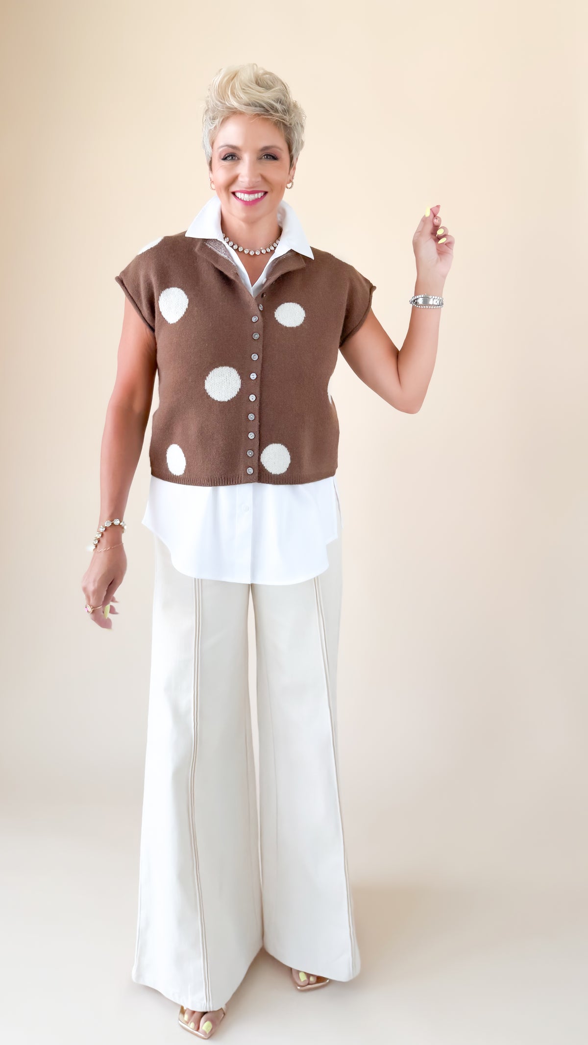 Teresa Polka Dot Cardigan