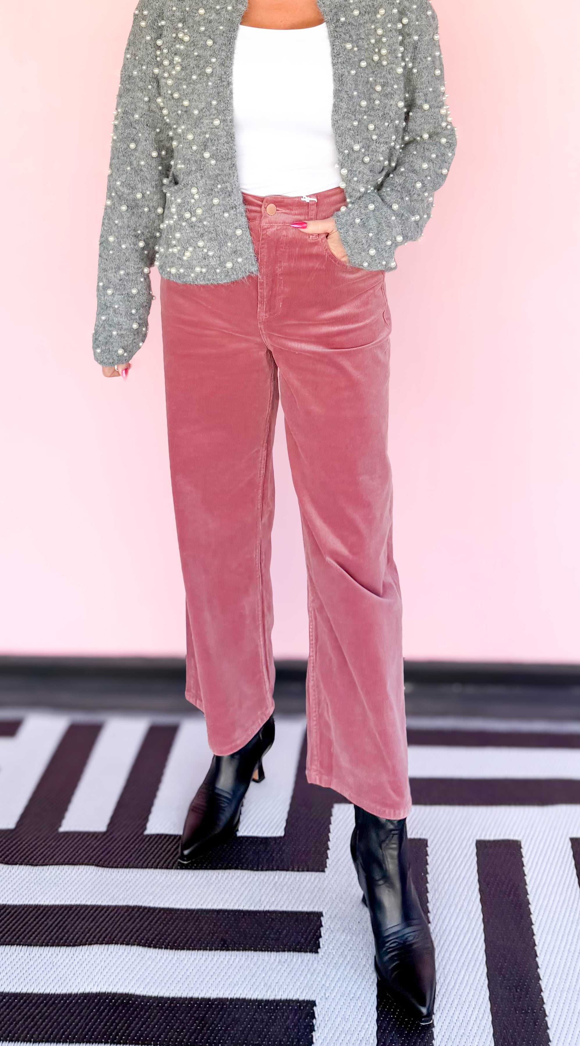 AUDREY WIDE LEG PANT CORDUROY