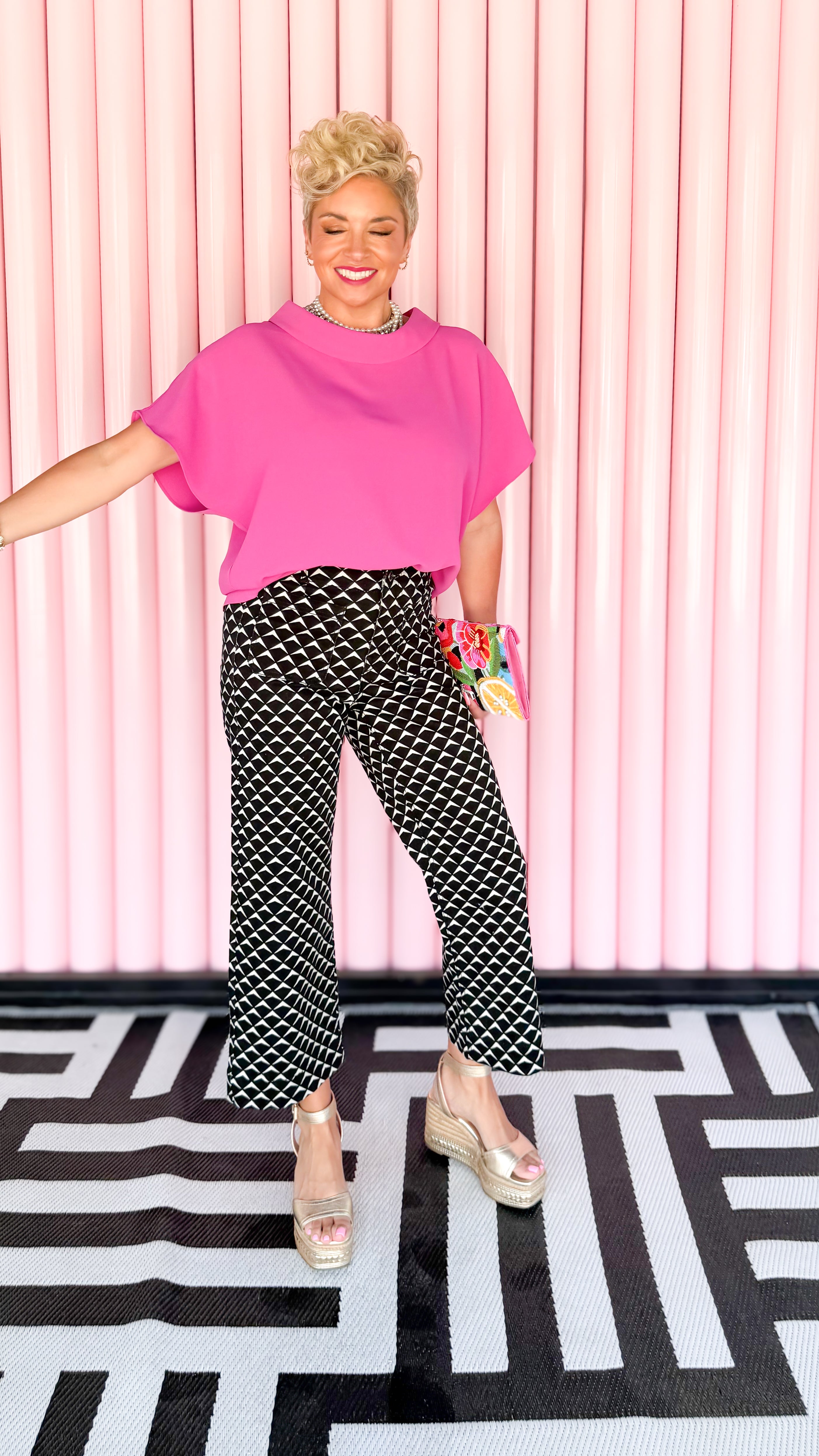 Mary Top in Pink