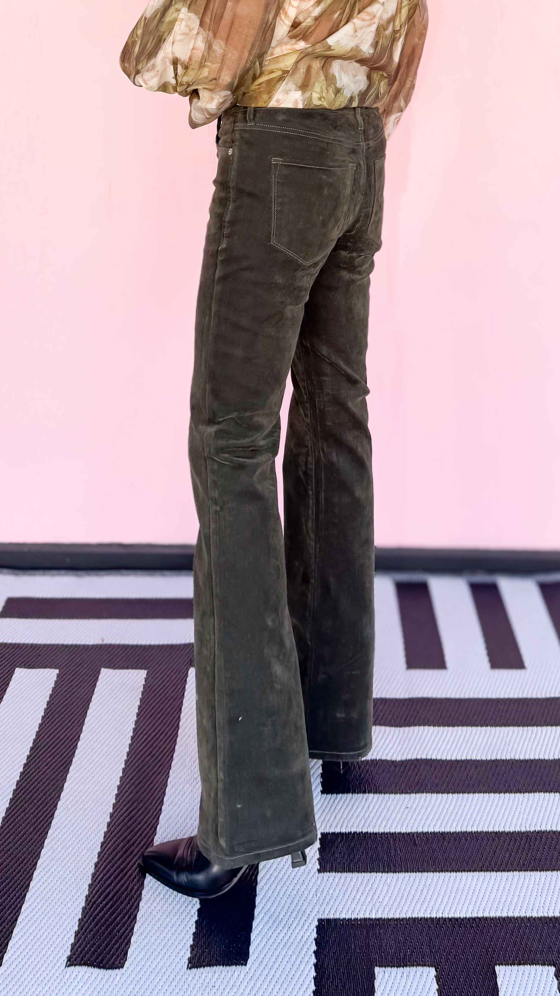 Jaxtyn Brushed Denim Jean/Olive - The BLVD