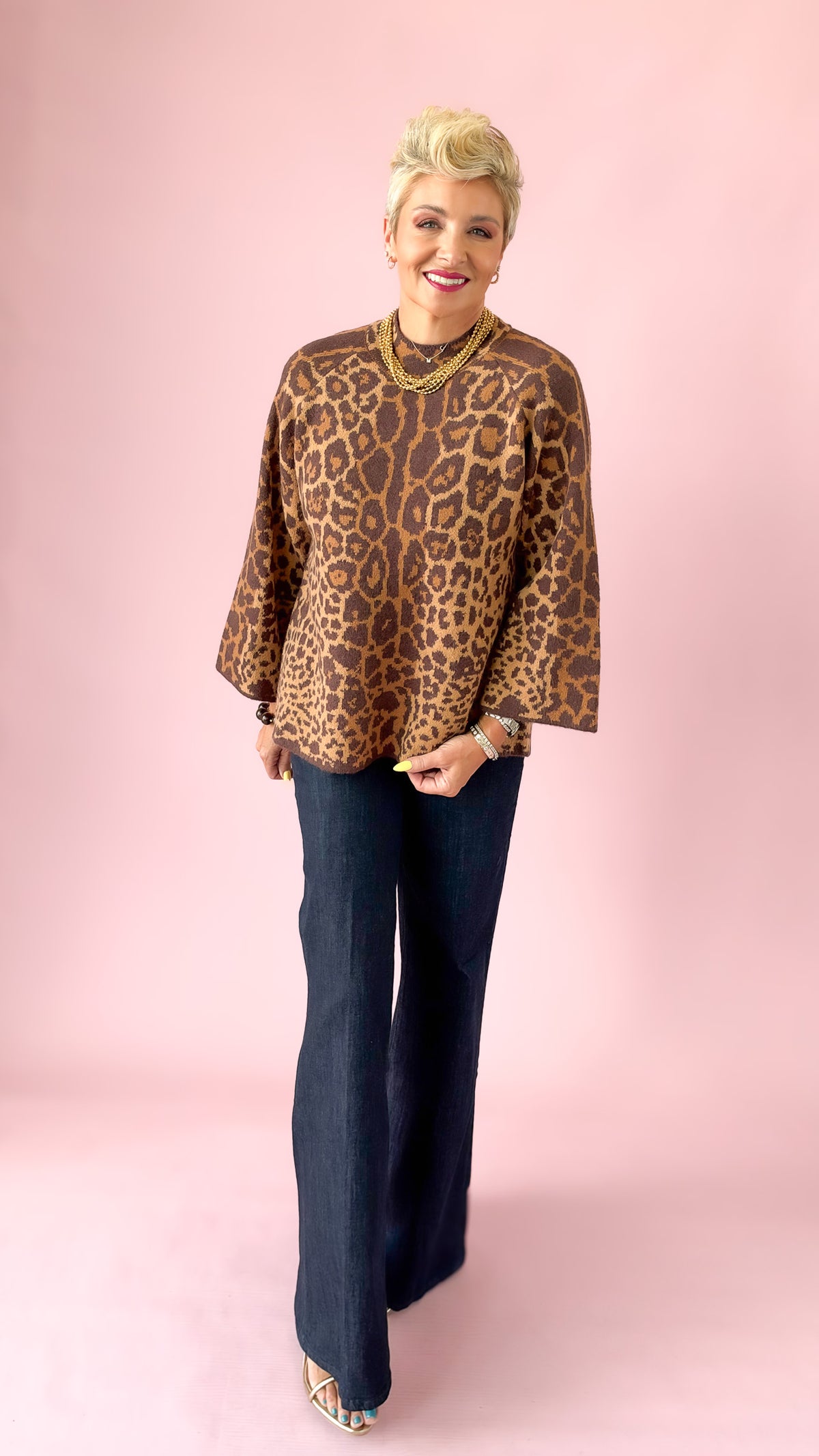 Wild Animal Sweater/Brown