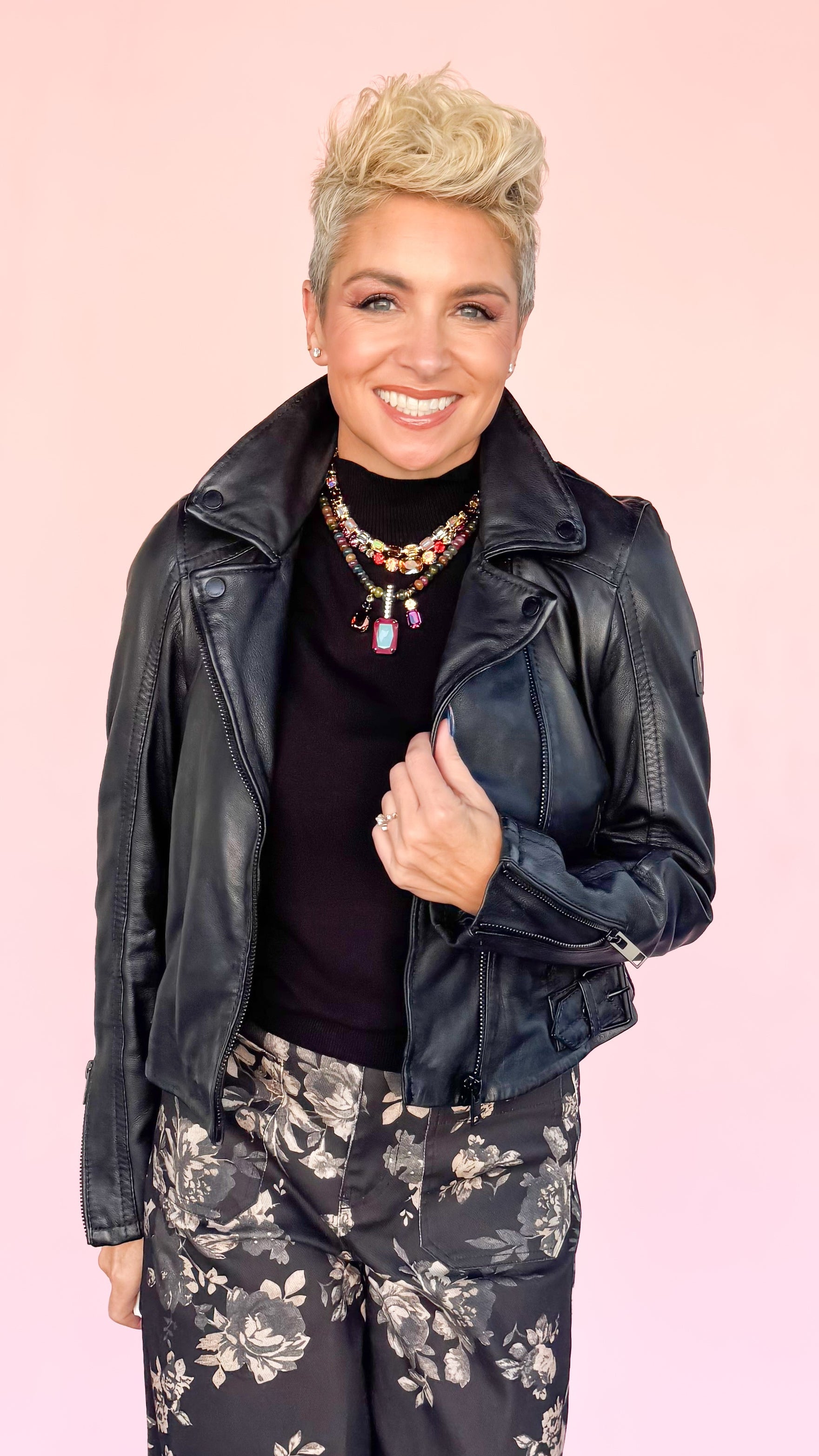 Bita Leather Jacket/Black - The BLVD