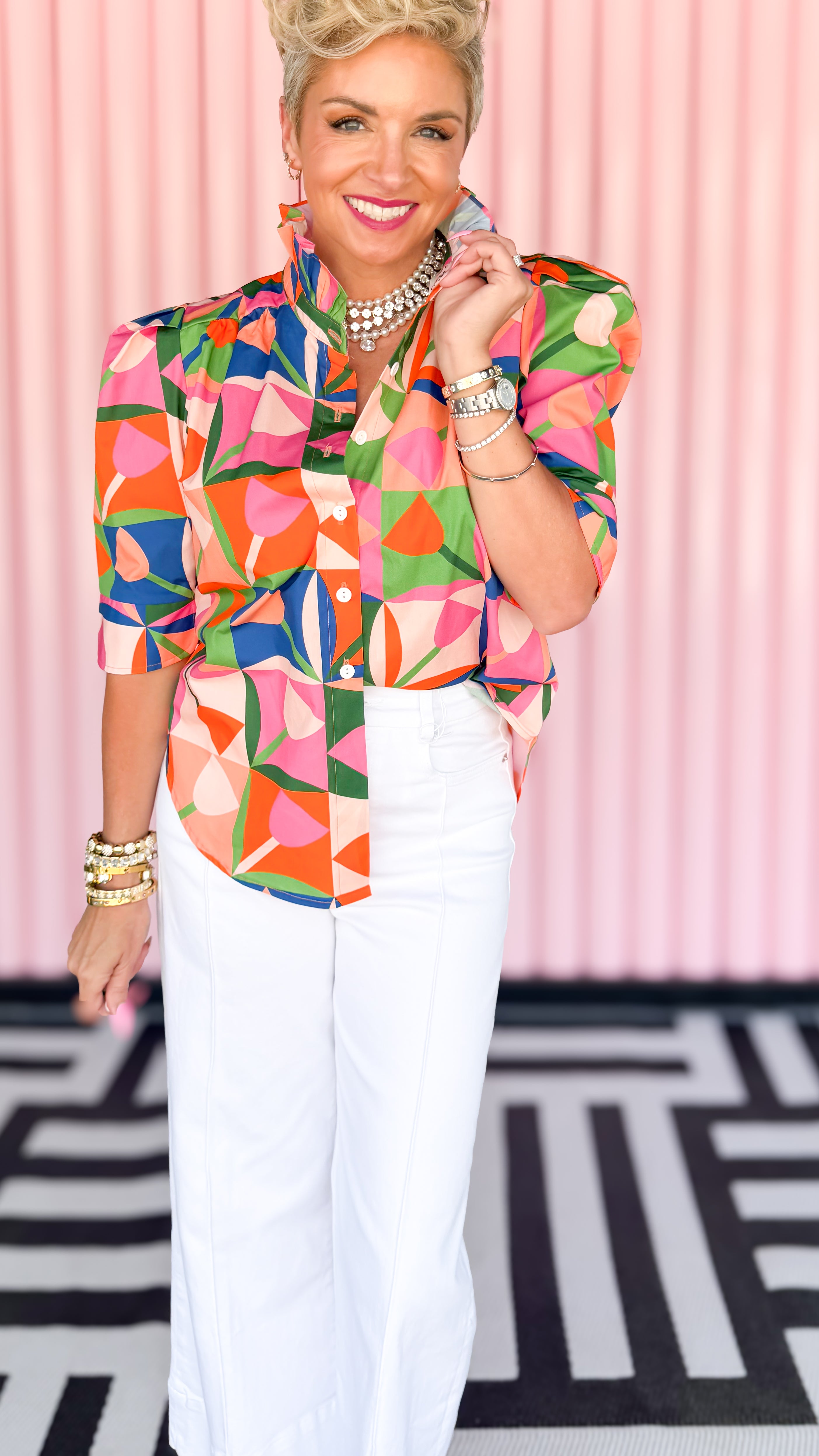 Petal Pop Multi Colored Top