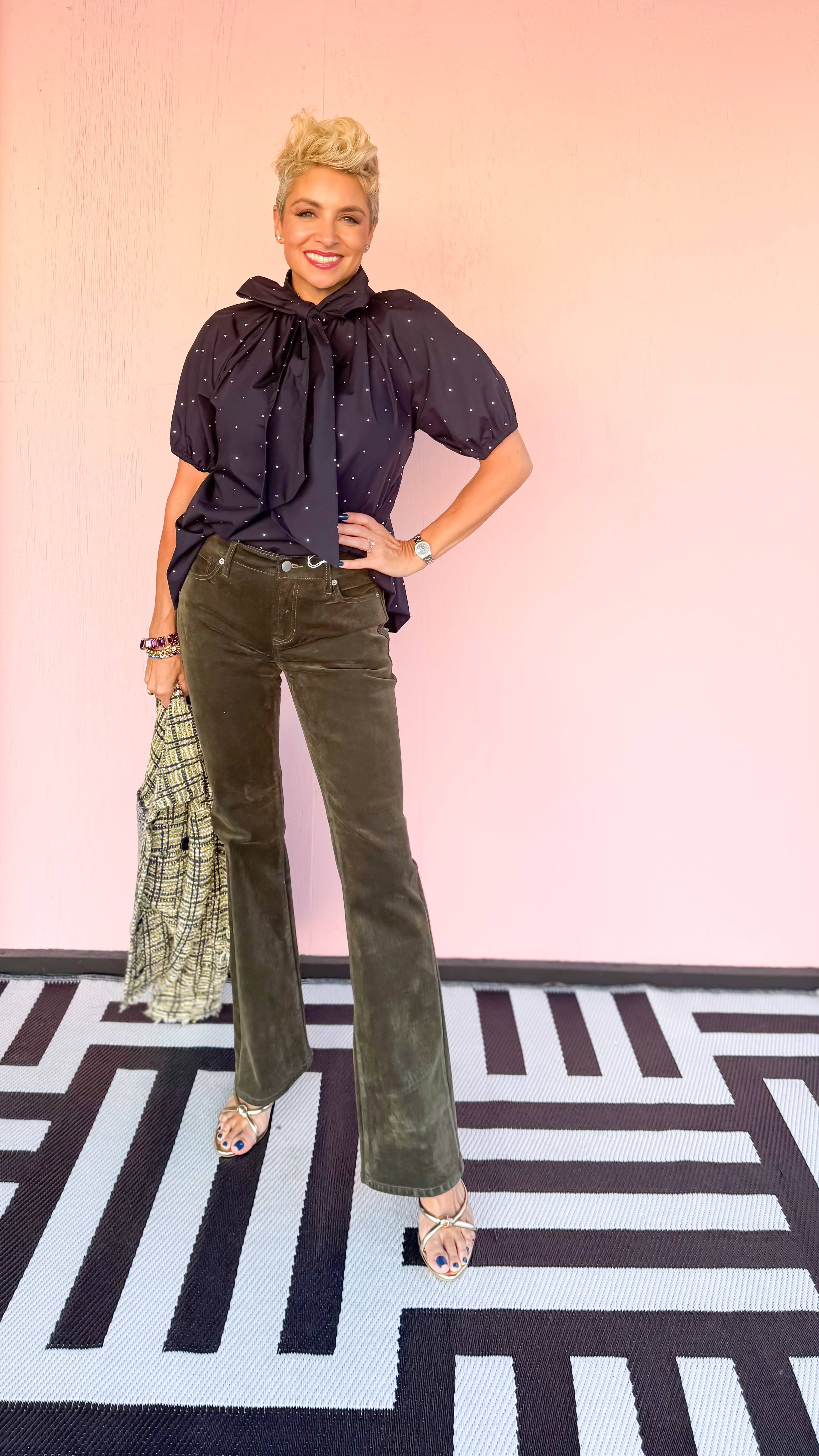 Jaxtyn Brushed Denim Jean/Olive - The BLVD