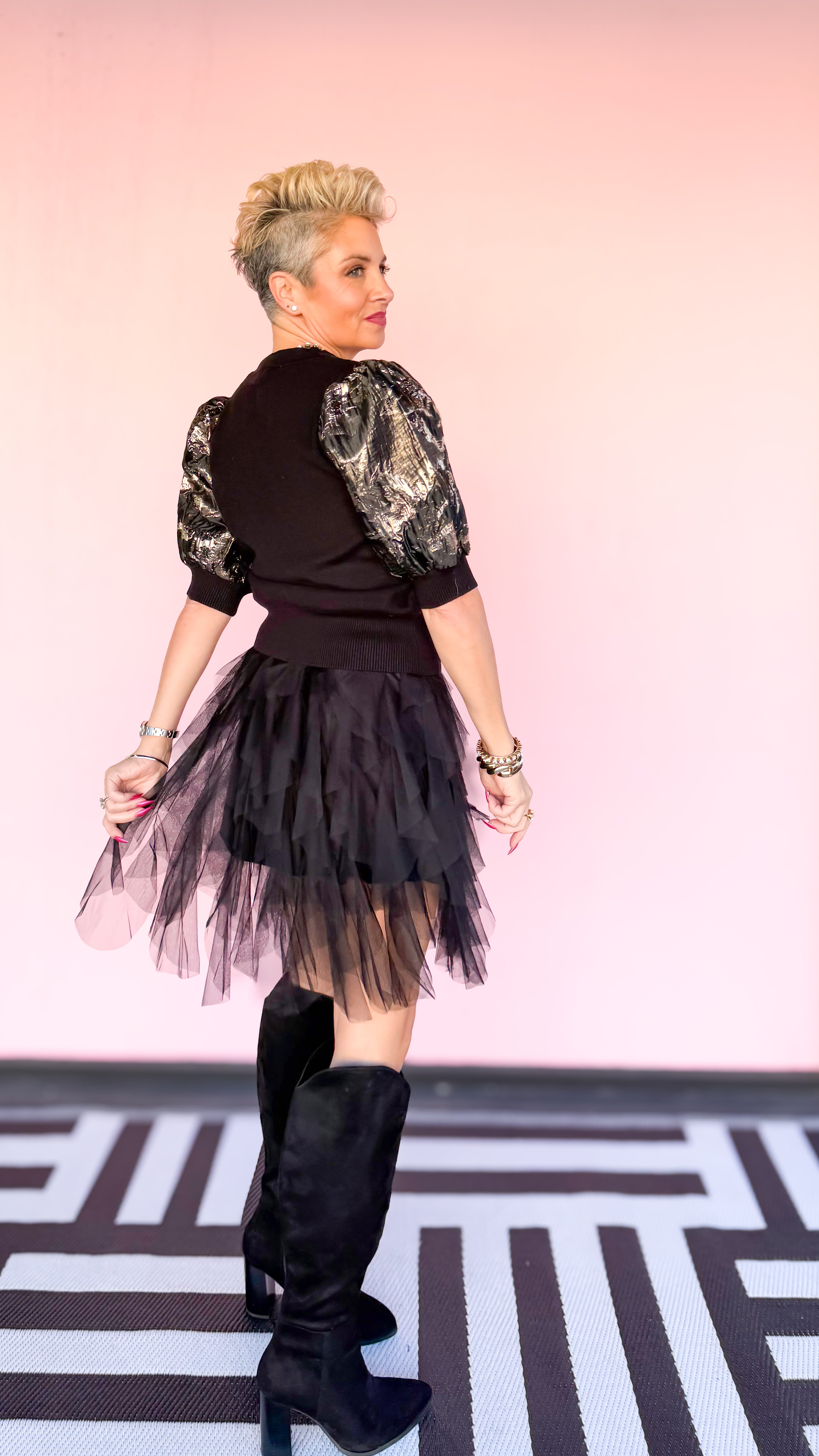 Black Tulle Skirt