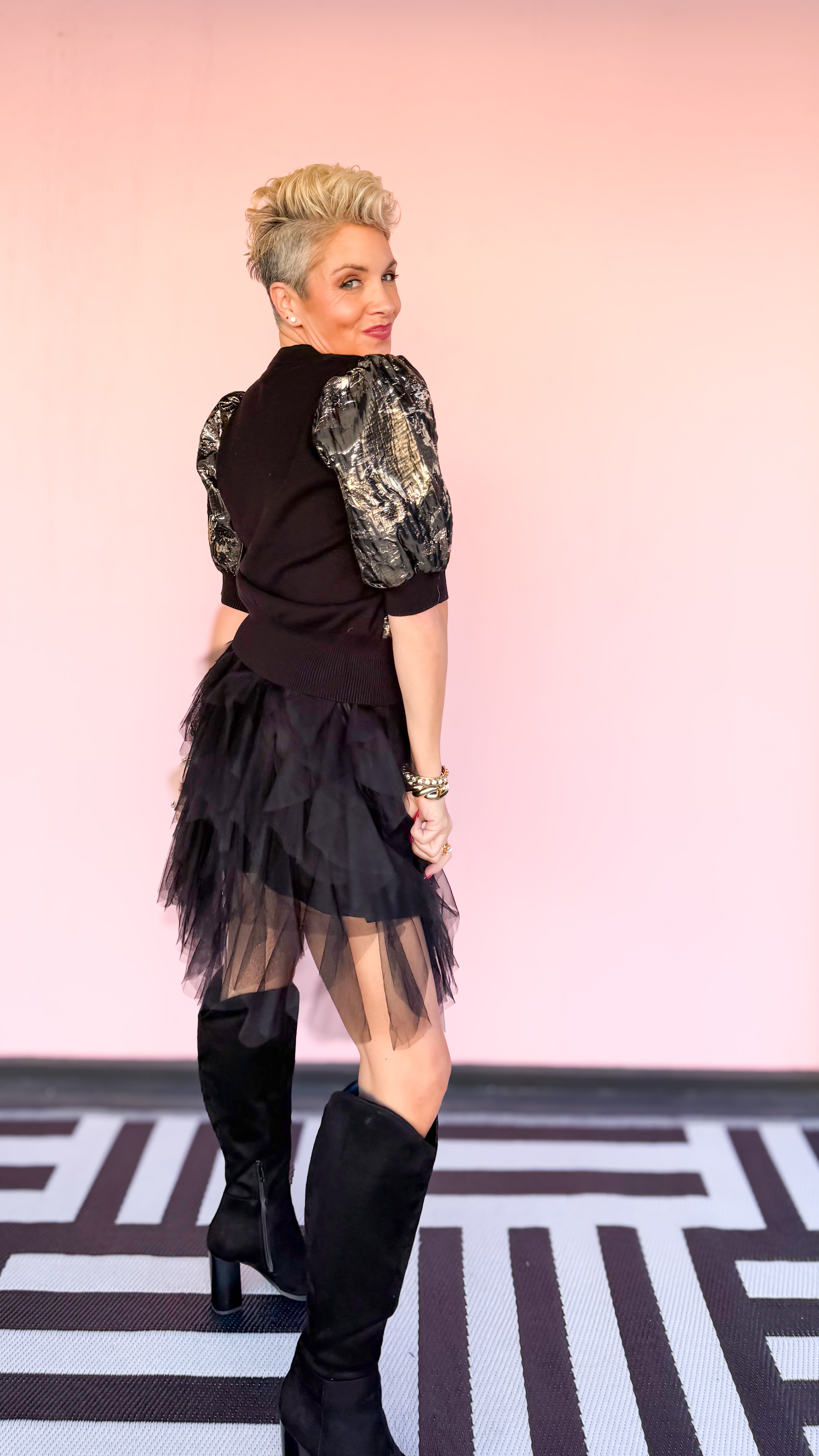 Black Tulle Skirt