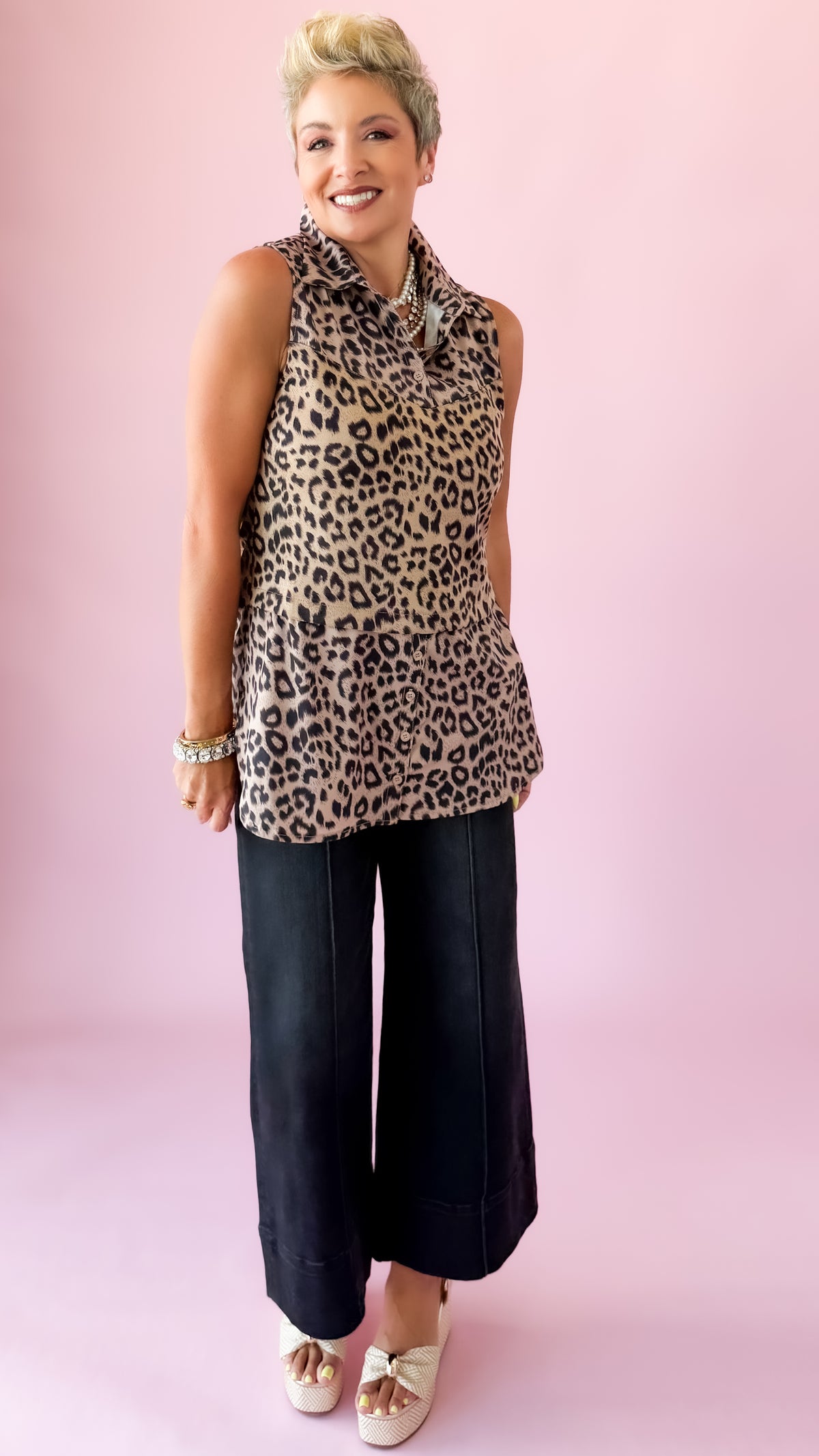 Raven Layering Top/Cheetah